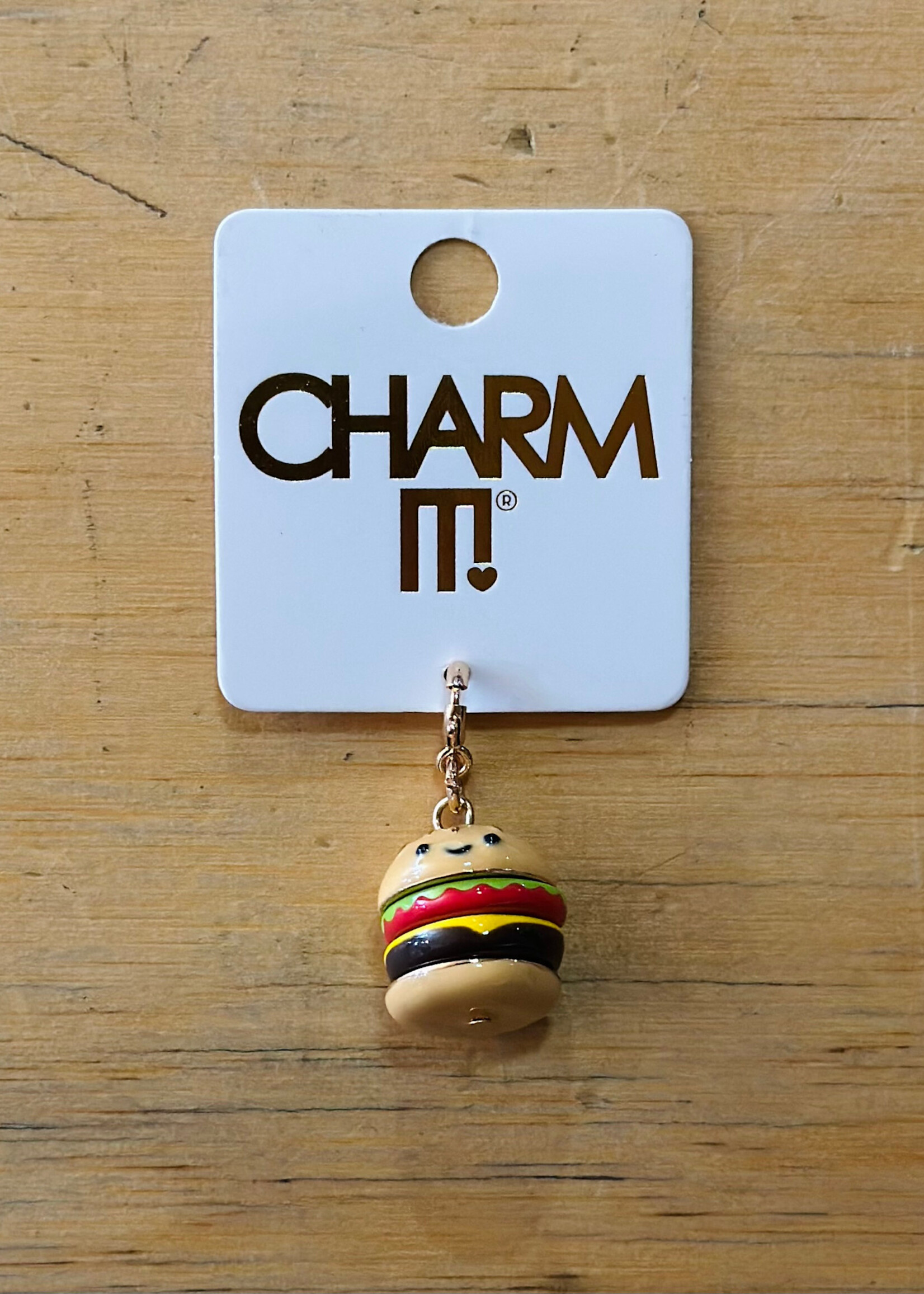 Charm It! Charm It! - Gold Hamburger Charm
