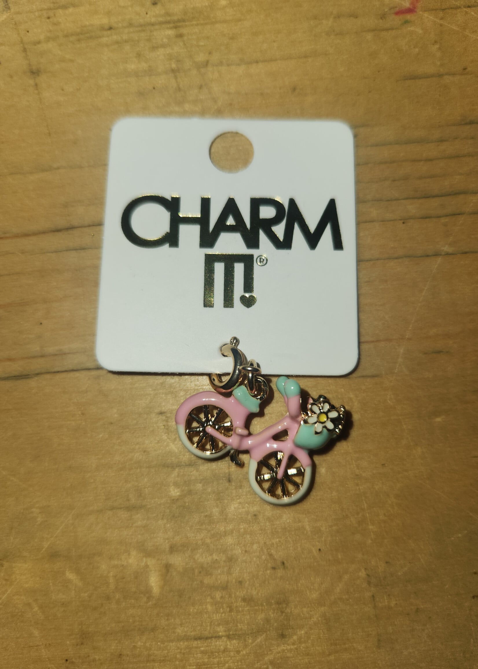 Charm It! Charm It! - Gold Bicycle Charm