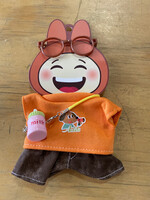 Lafufu by Puka Creations Lafufu Outfit - Orange & Brown