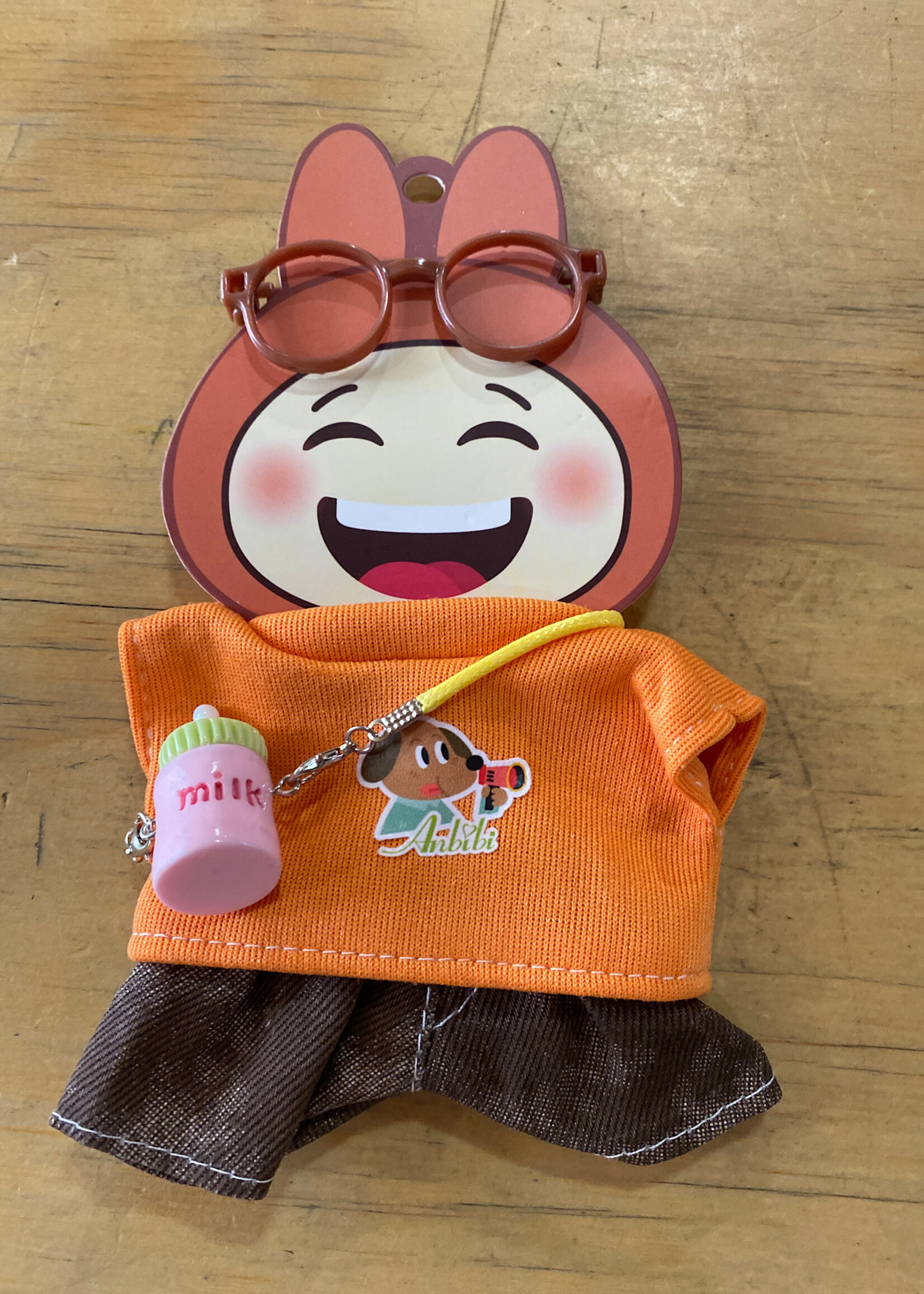 Lafufu by Puka Creations Lafufu Outfit - Orange & Brown