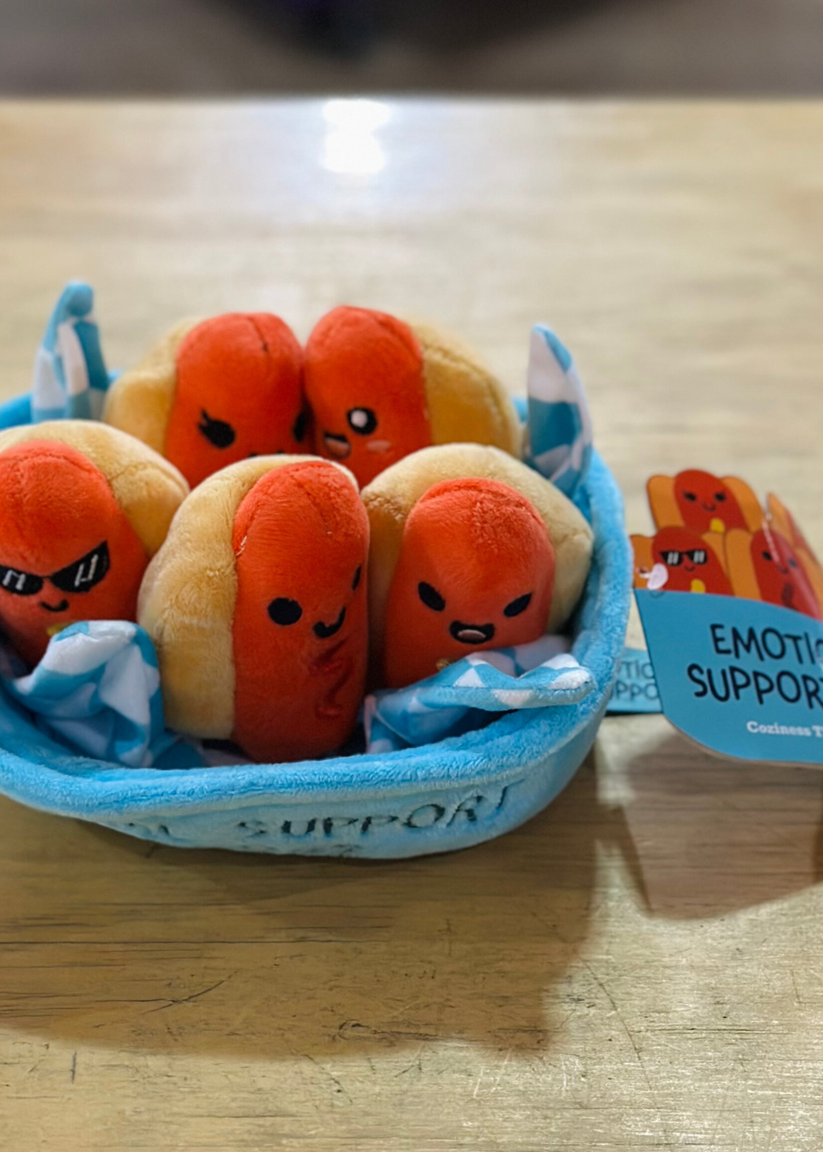 What Do You Meme? Stuffy - Emotional Support Hot Dogs