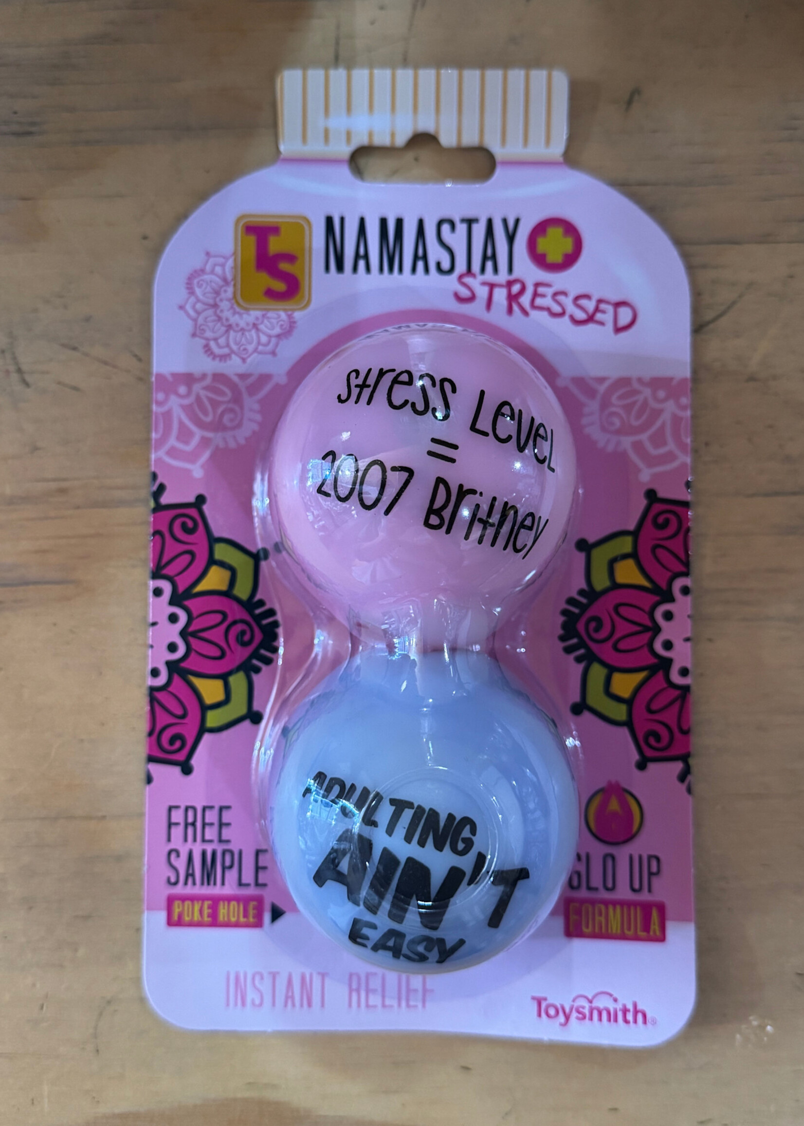 Toysmith Namastay Stressed