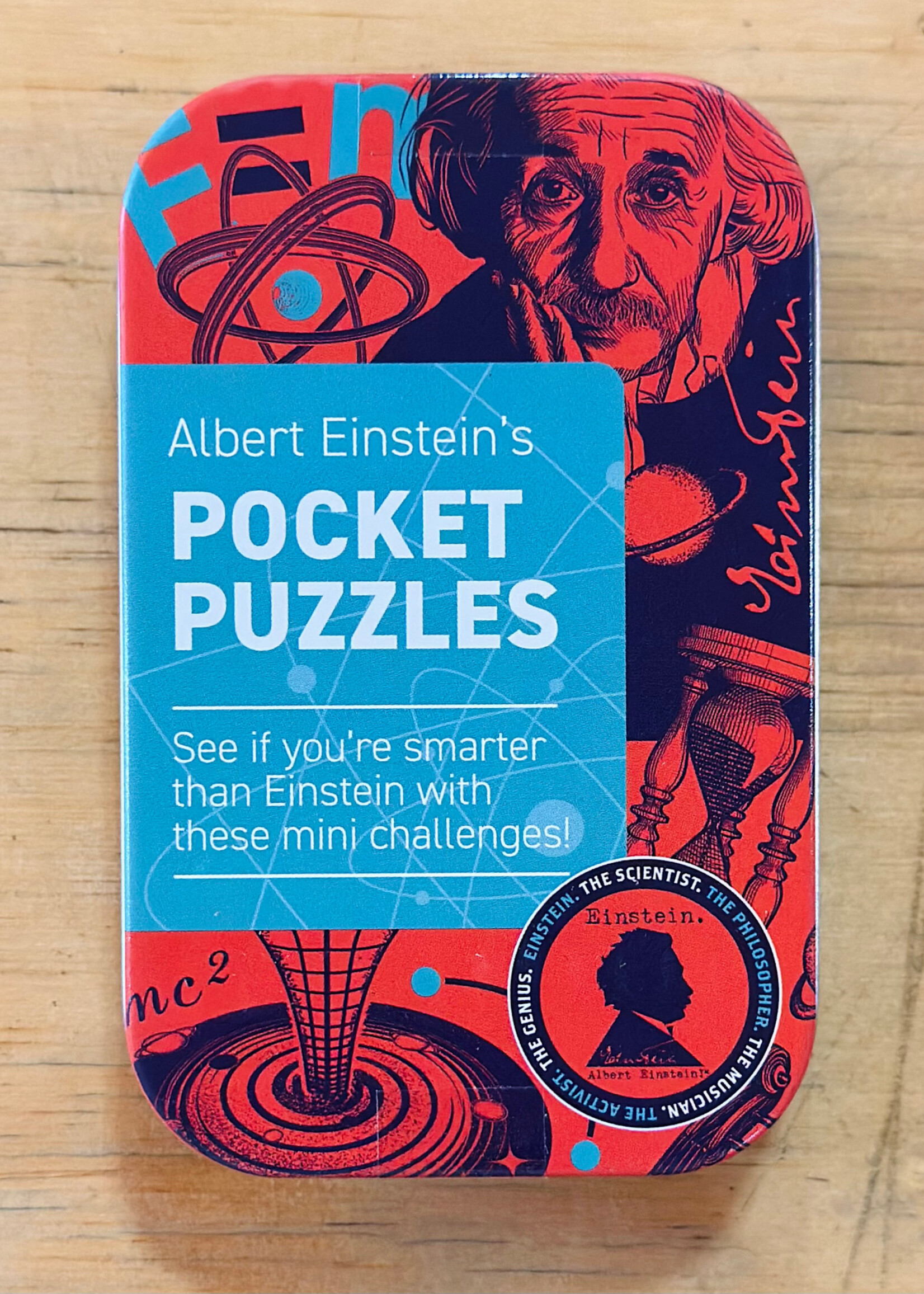 Professor Puzzle Card Game - Albert Einstein’s Pocket Puzzles