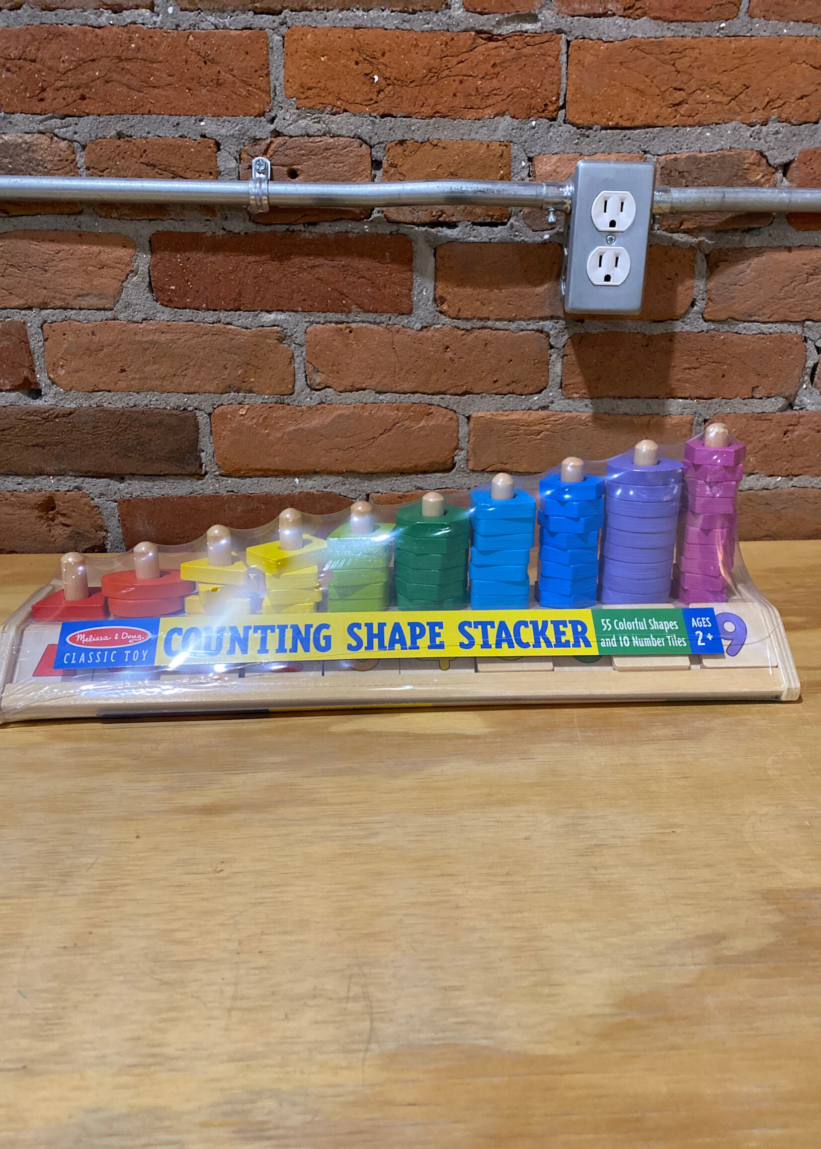 Melissa & Doug Counting Shape Stacker