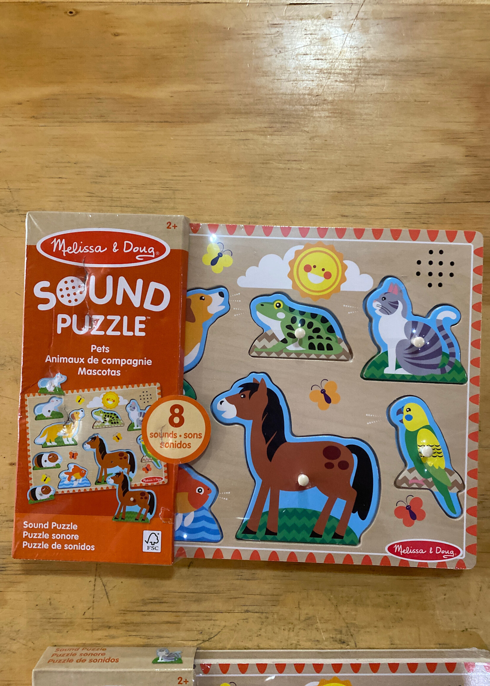 Melissa & Doug Puzzle - Sound: Pets 8 Pc.
