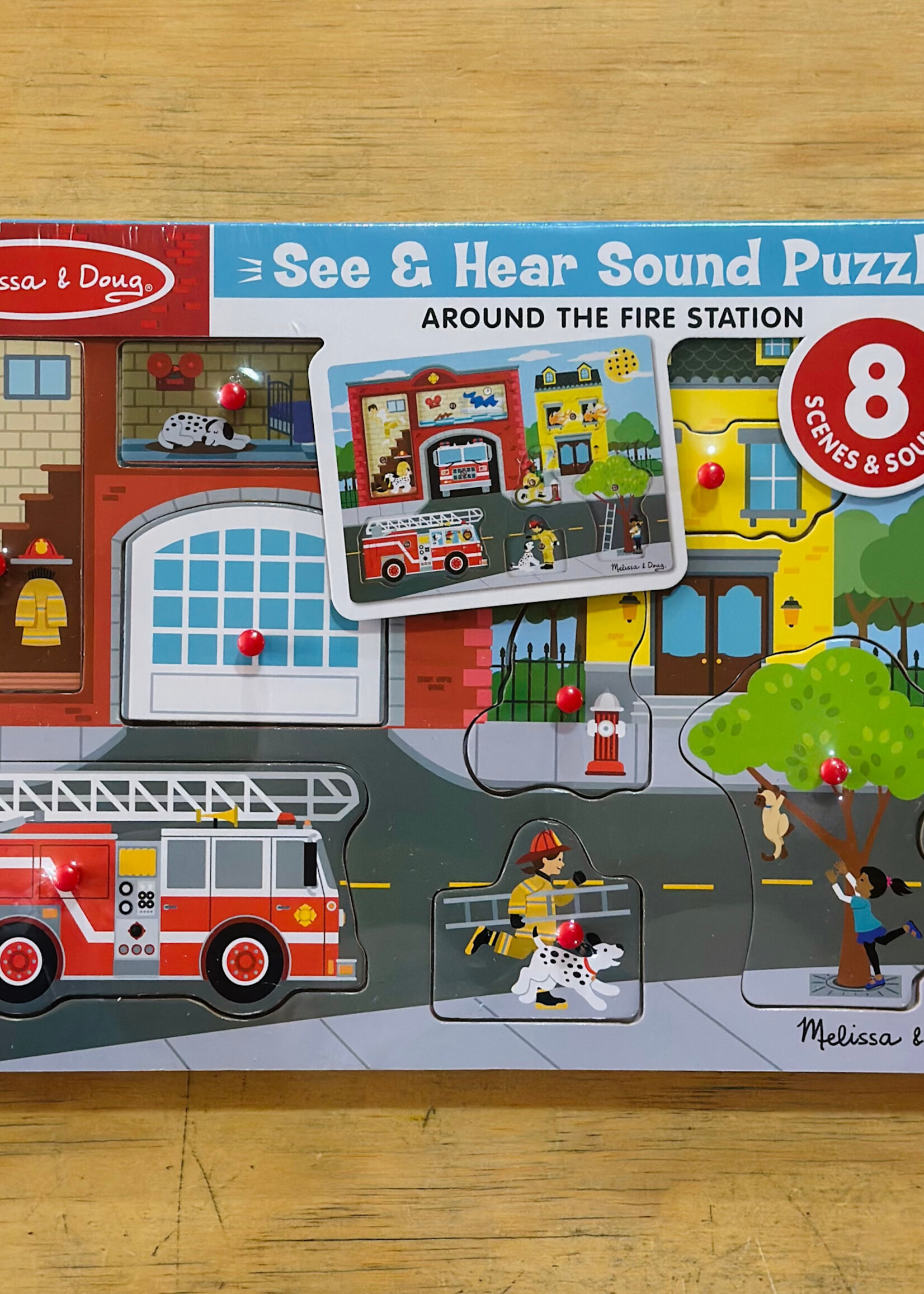 Melissa & Doug Puzzle - Sound: Around the Fire Station
