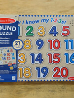 Melissa & Doug Puzzle - Sound: Numbers 21 Pc.