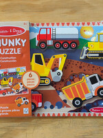 Melissa & Doug Puzzle - Construction Chunky