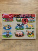 Melissa & Doug Puzzle - Sound: Farm 8 Pc.