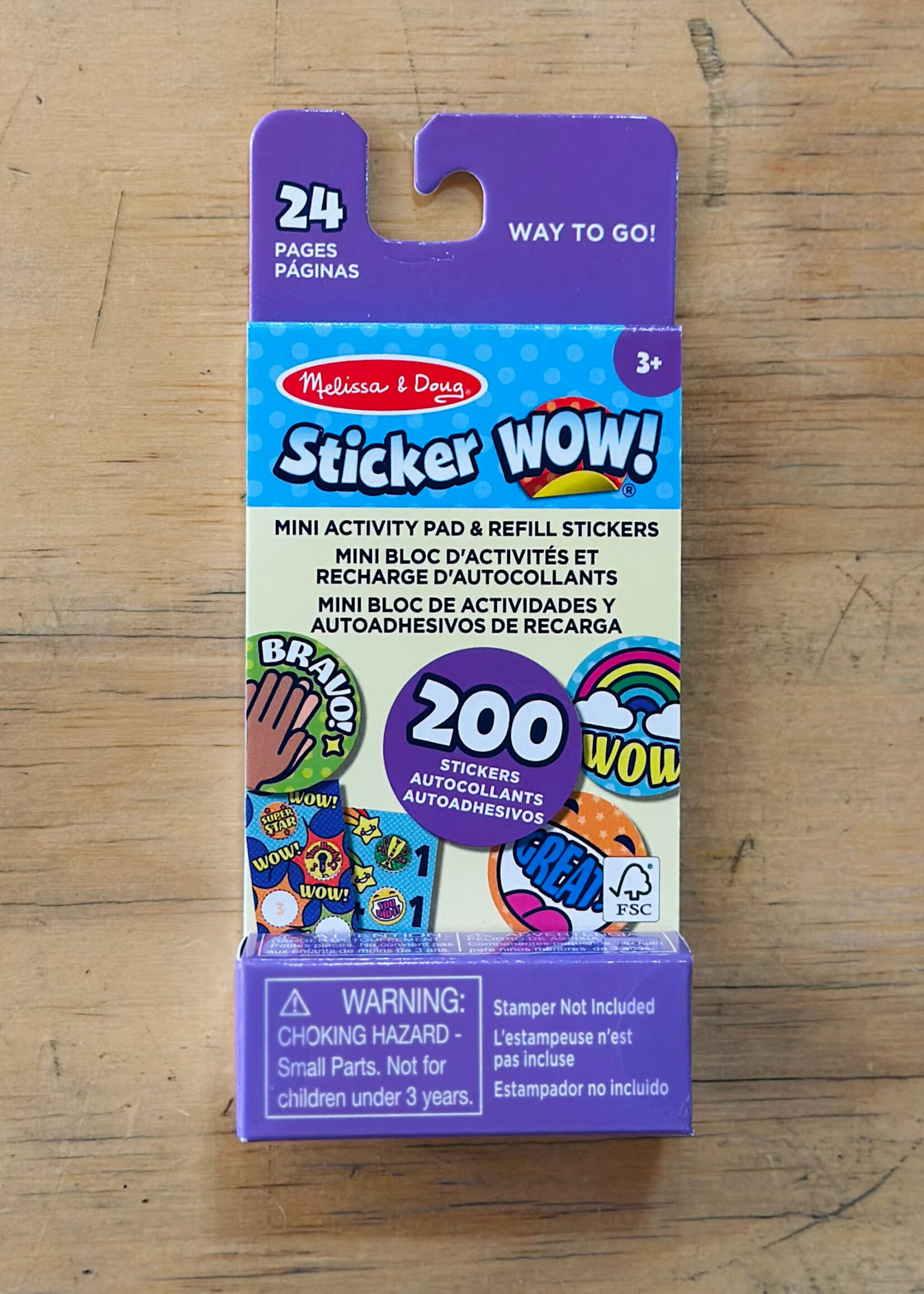 Melissa & Doug Sticker WOW! Refill Stickers - Way to Go!