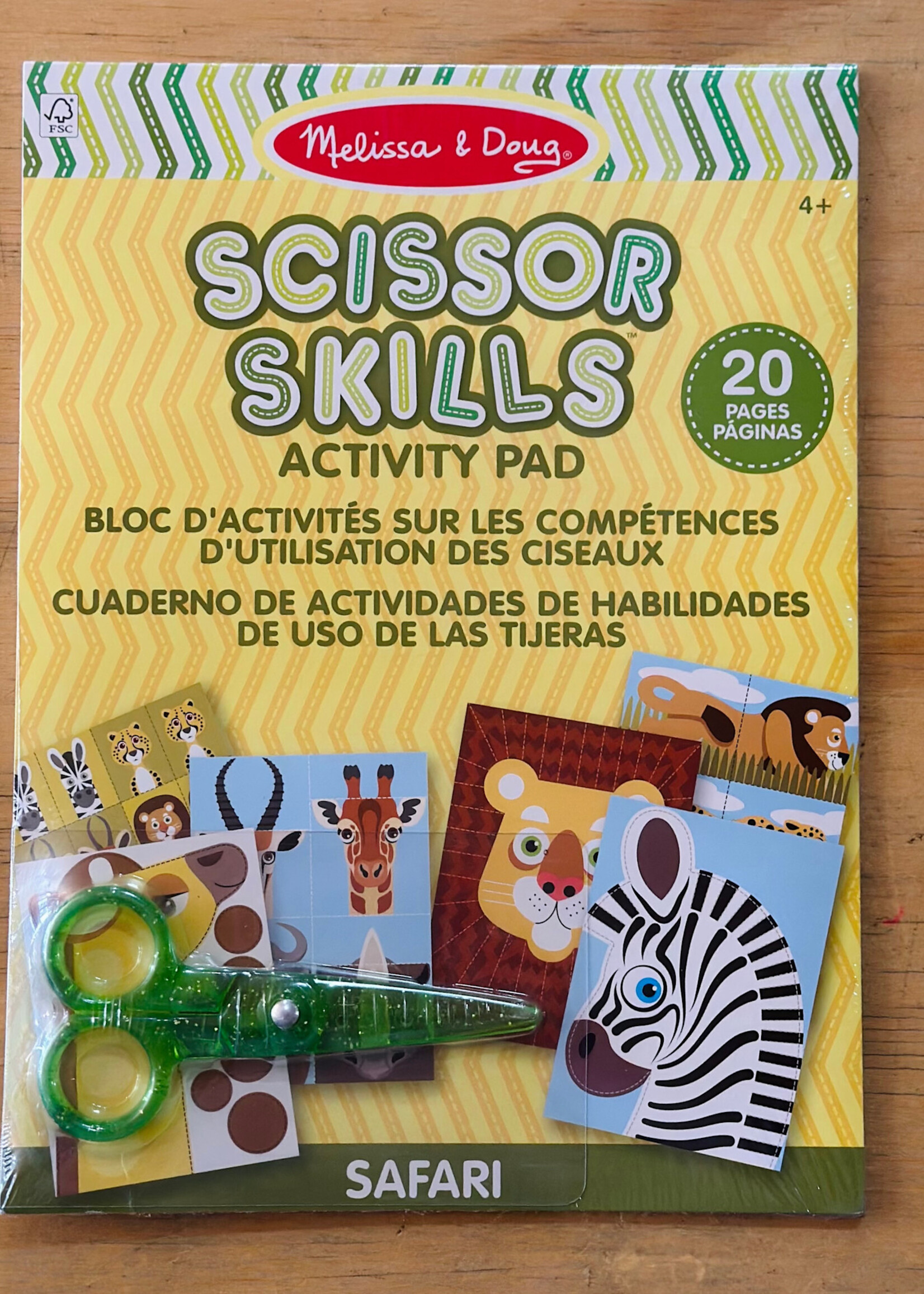 Melissa & Doug Scissor Skills Activity Pad (Safari)