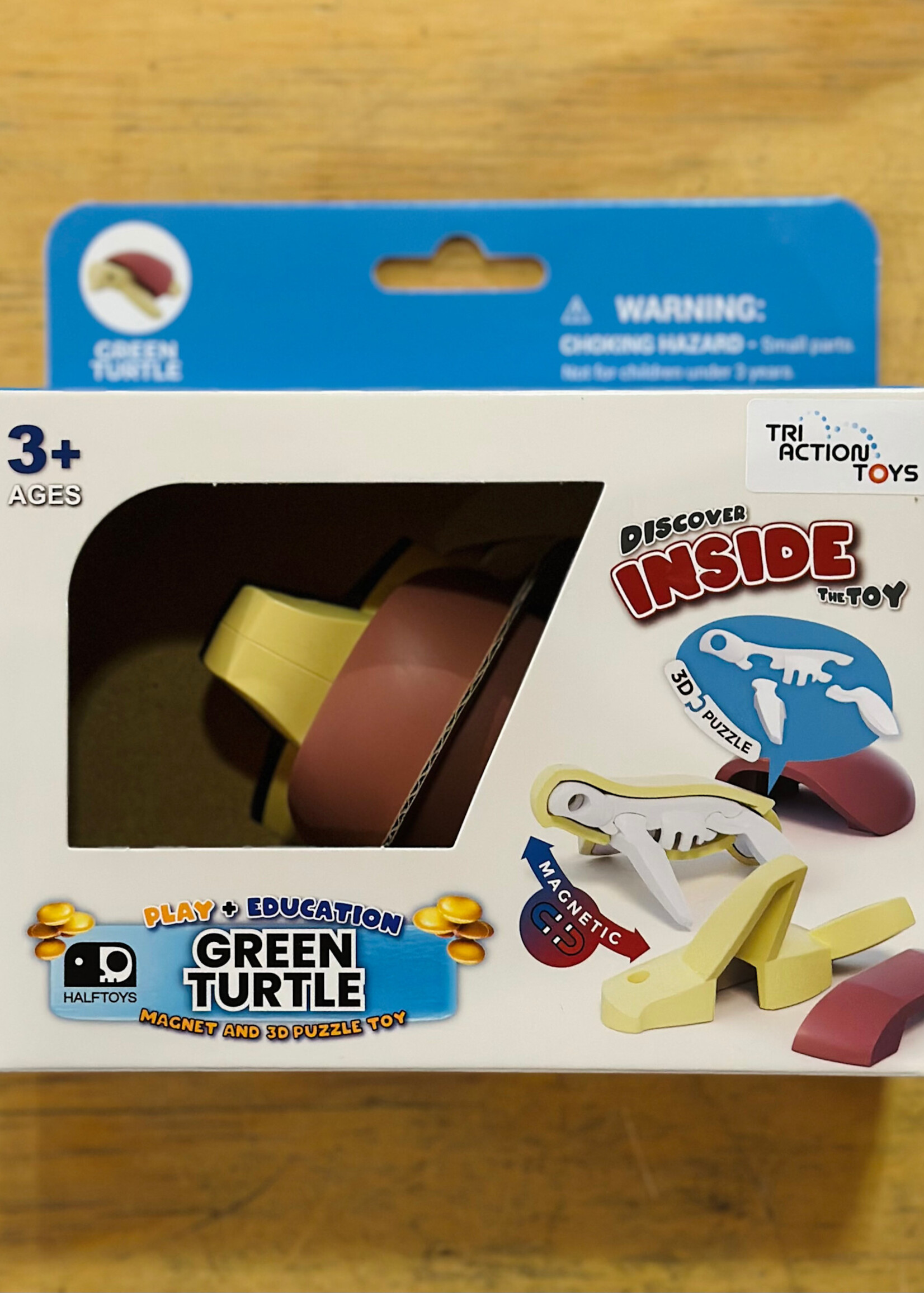 Tri-Action Toys Half-Toys - Ocean Green Turtle