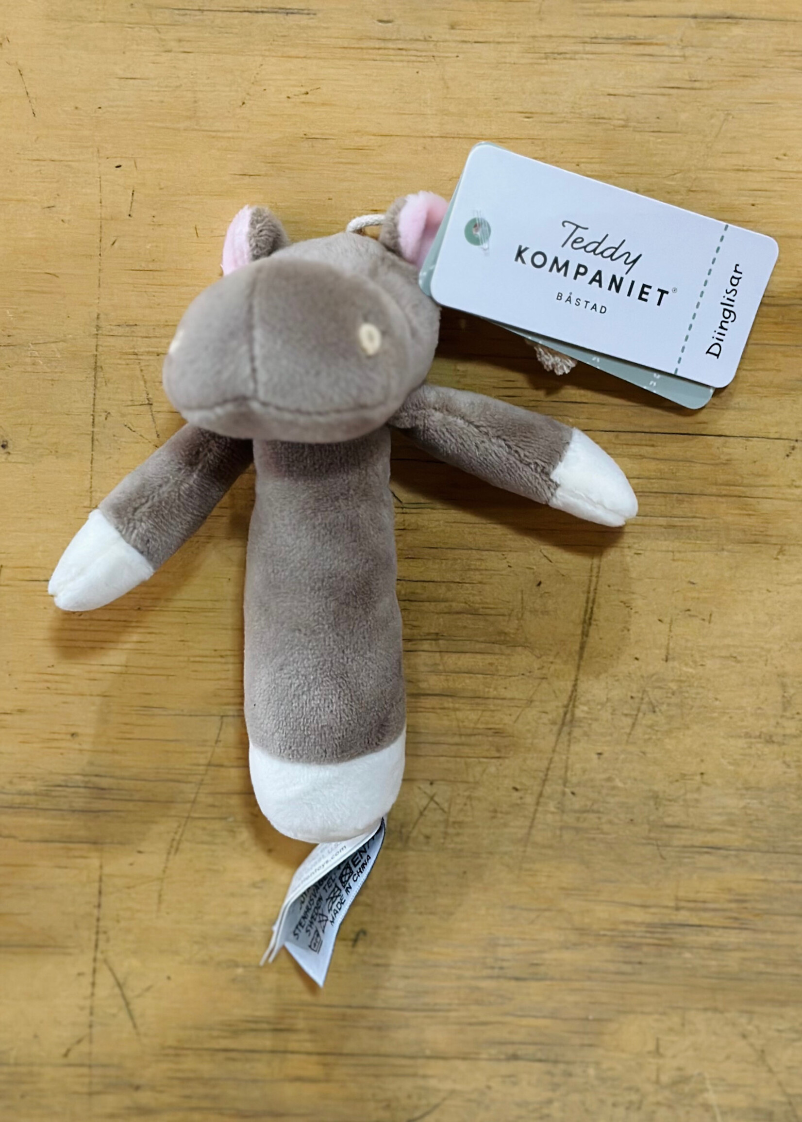 Teddy Komaniet Rattle - Hippo Rattle