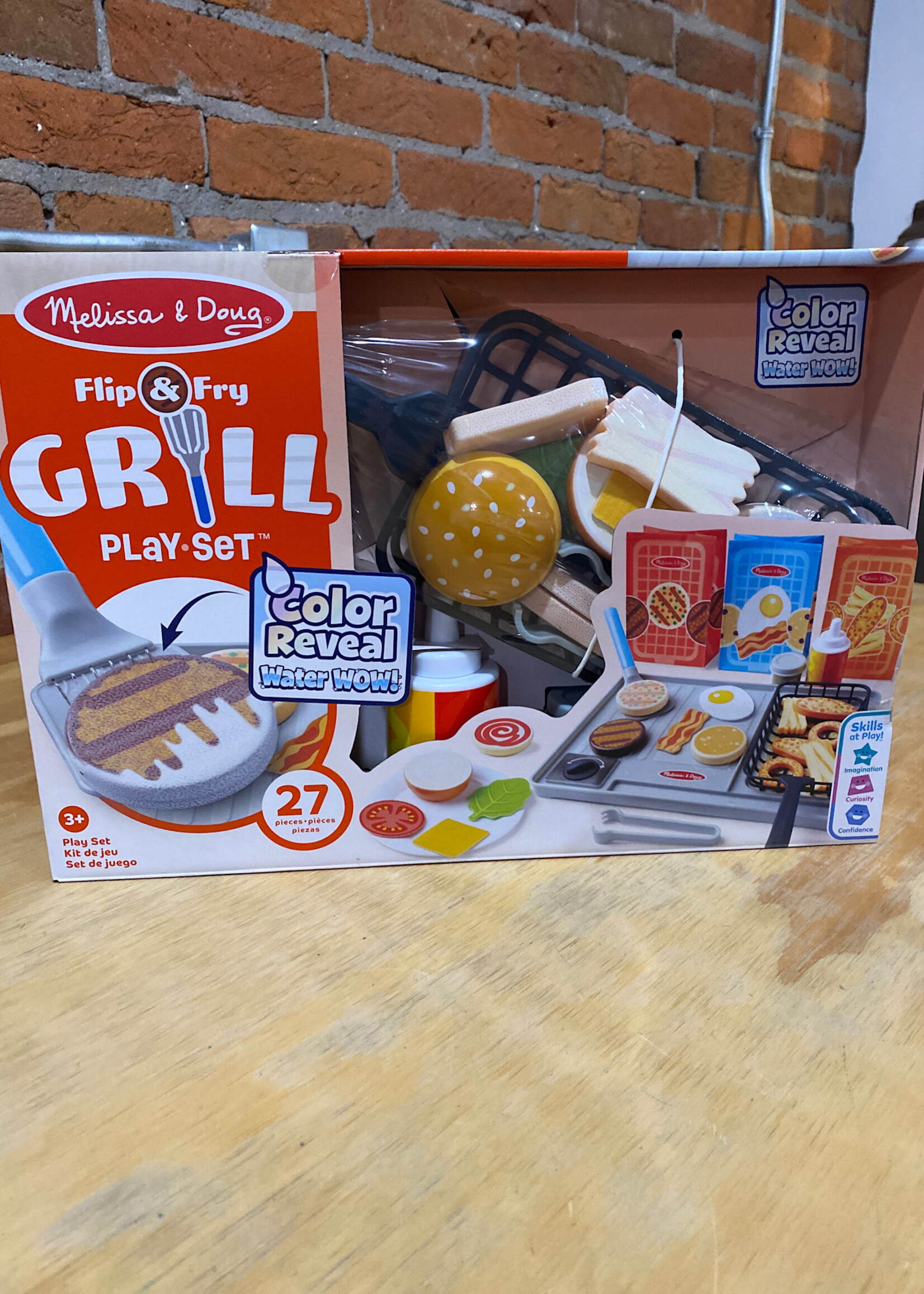Melissa & Doug Flip & Fry Grill Play Set