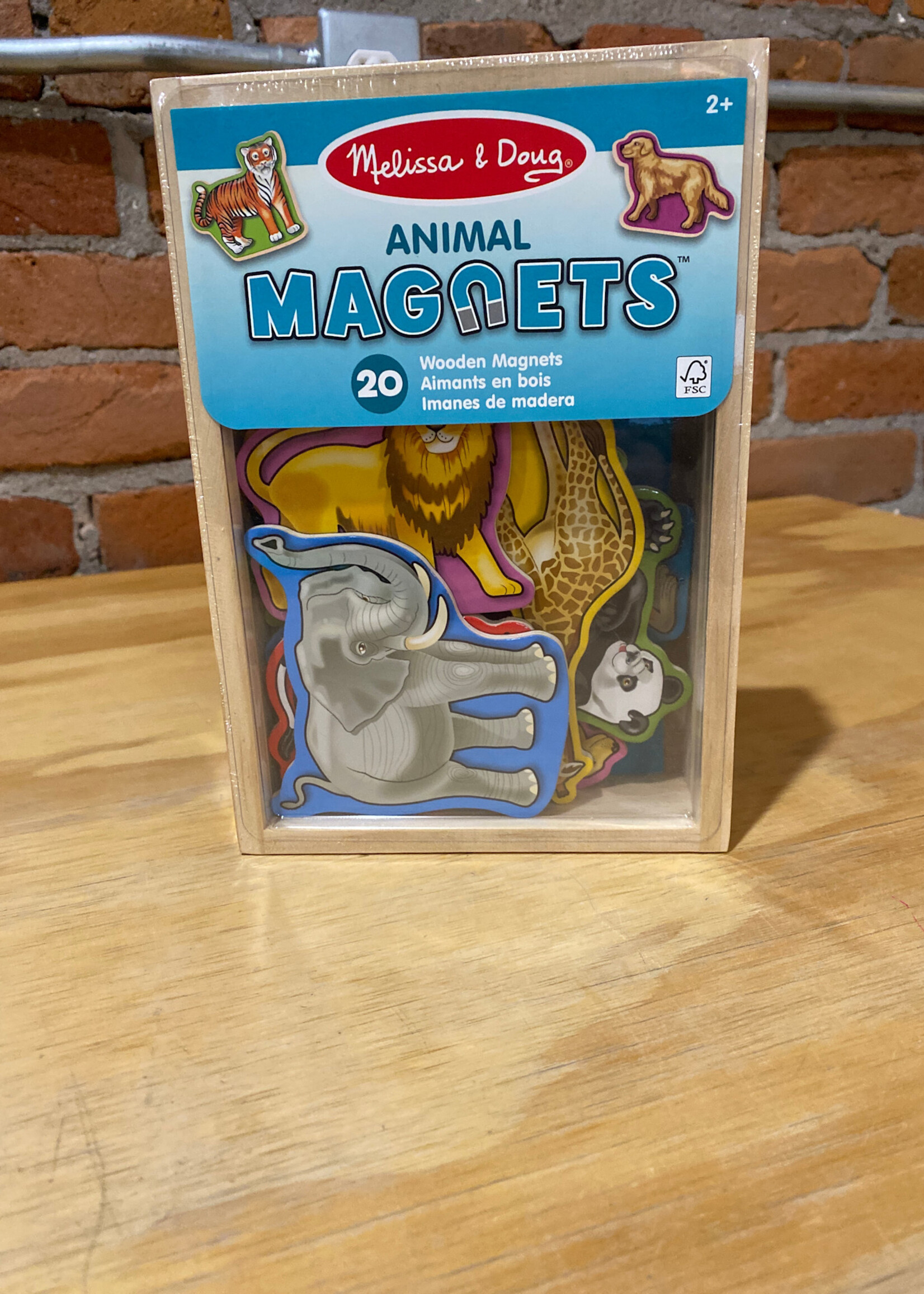 Melissa & Doug Wooden Animal Magnets