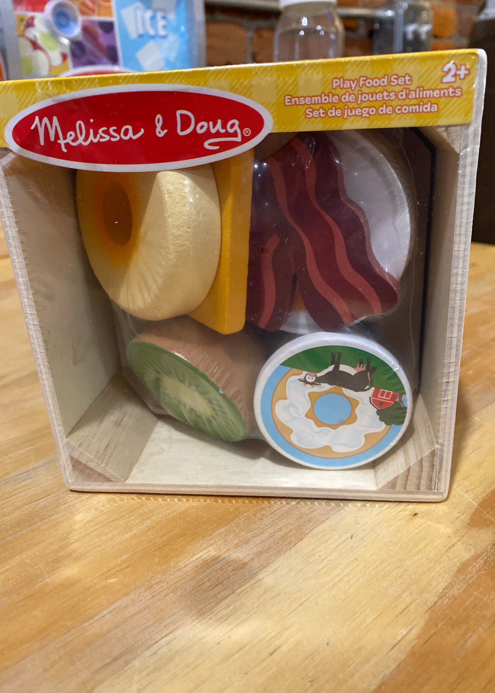 Melissa & Doug Breakfast Picnic Box Play Food Set