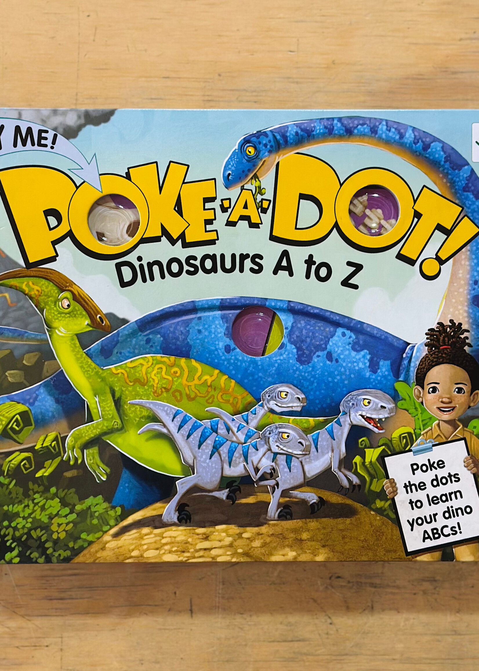 Melissa & Doug Book - Poke-a-Dot: Dinosaurs A to Z