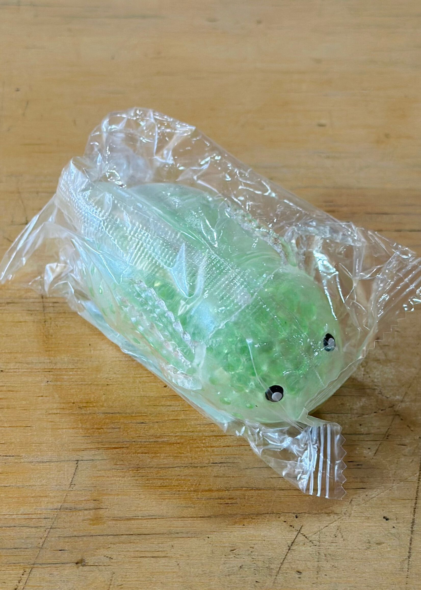 The Toy Network 3.5” Squeezy Bead Axolotl (Green)