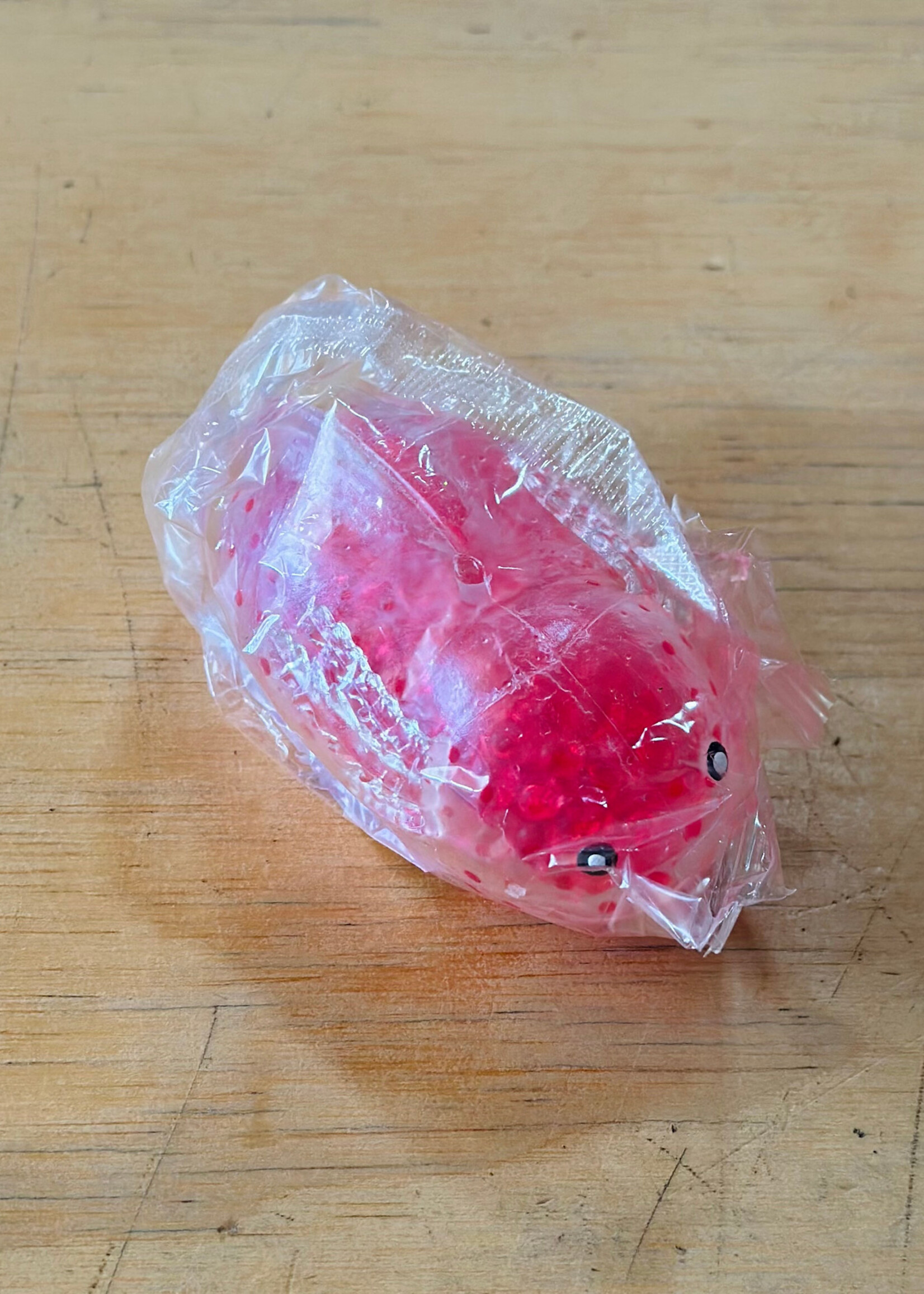 The Toy Network 3.5” Squeezy Bead Axolotl (Red)