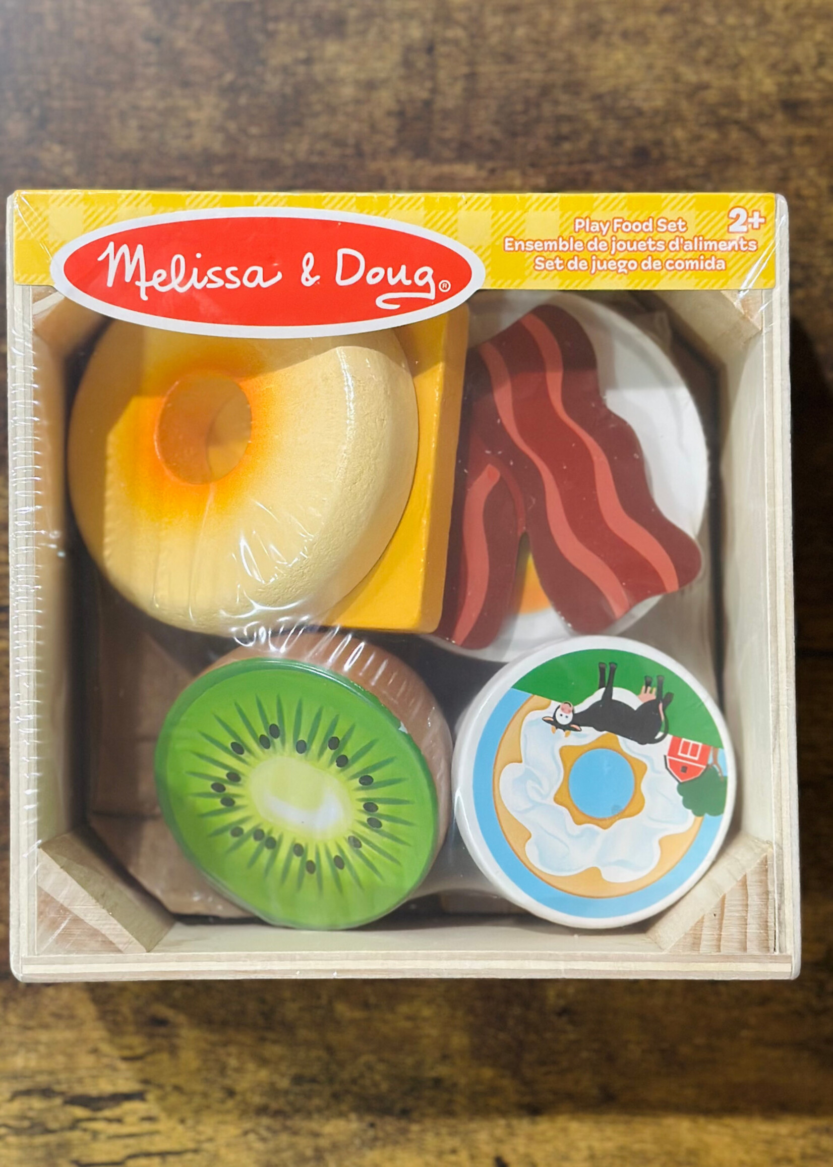 Melissa & Doug Breakfast Picnic Box Play Food Set