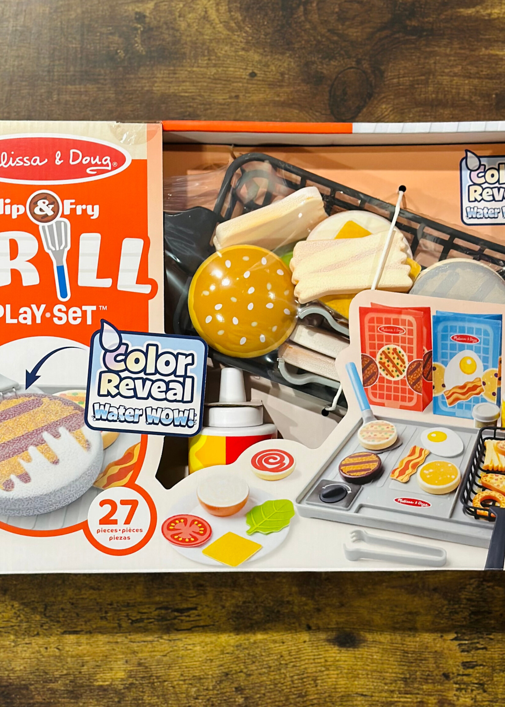 Melissa & Doug Flip & Fry Grill Play Set