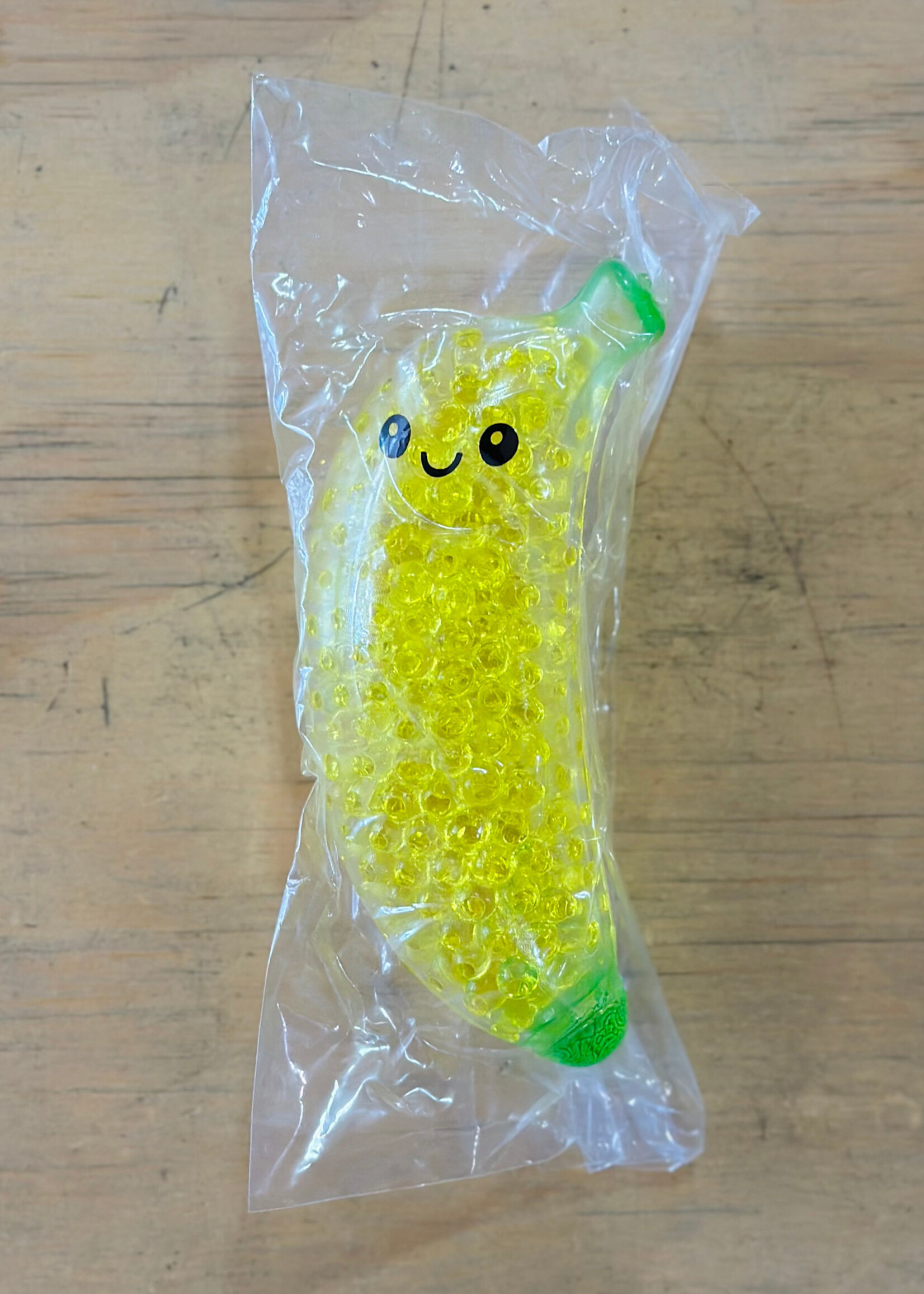 The Toy Network 5.5” Squeezy Bead Banana