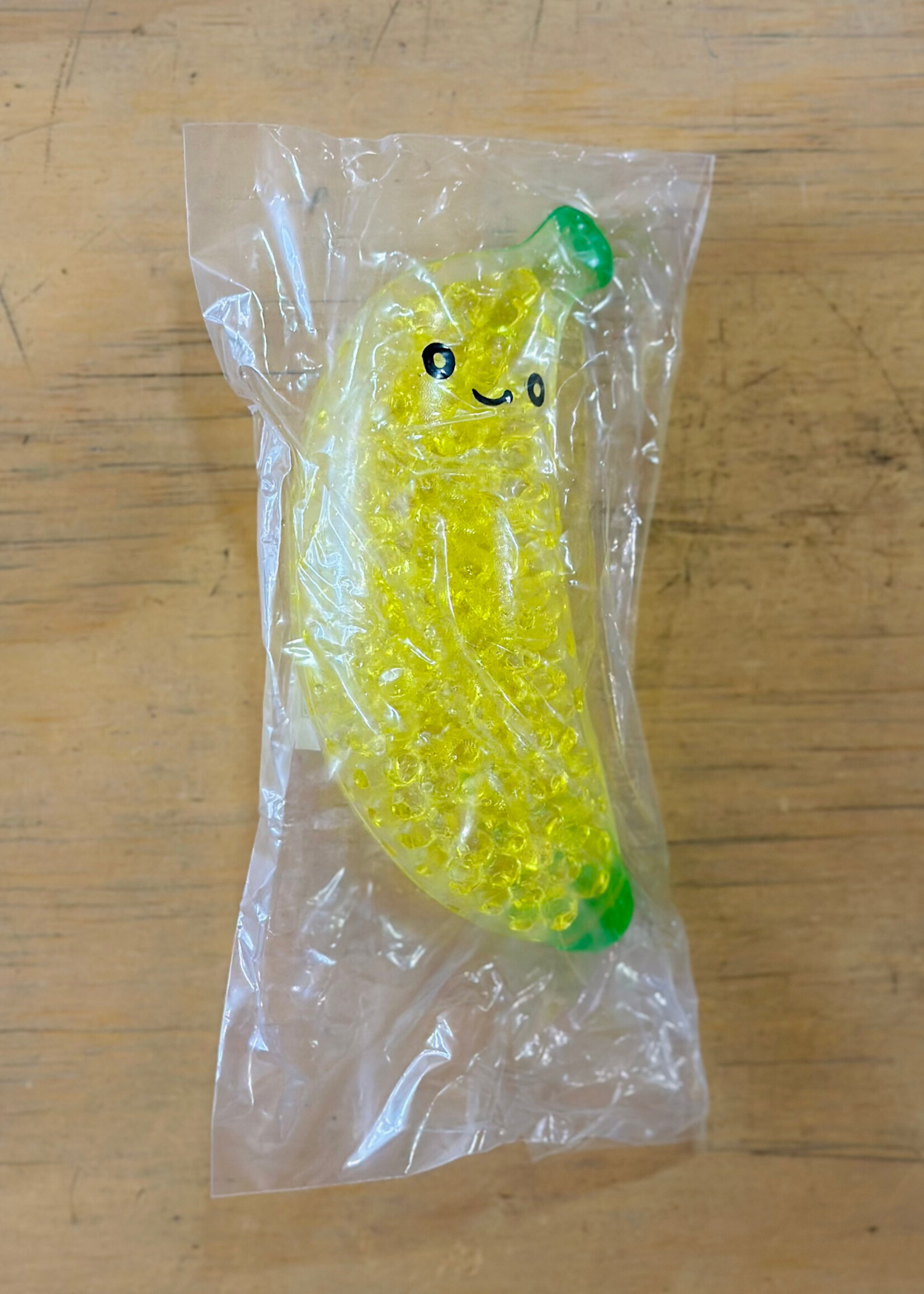 The Toy Network 5.5” Squeezy Bead Banana