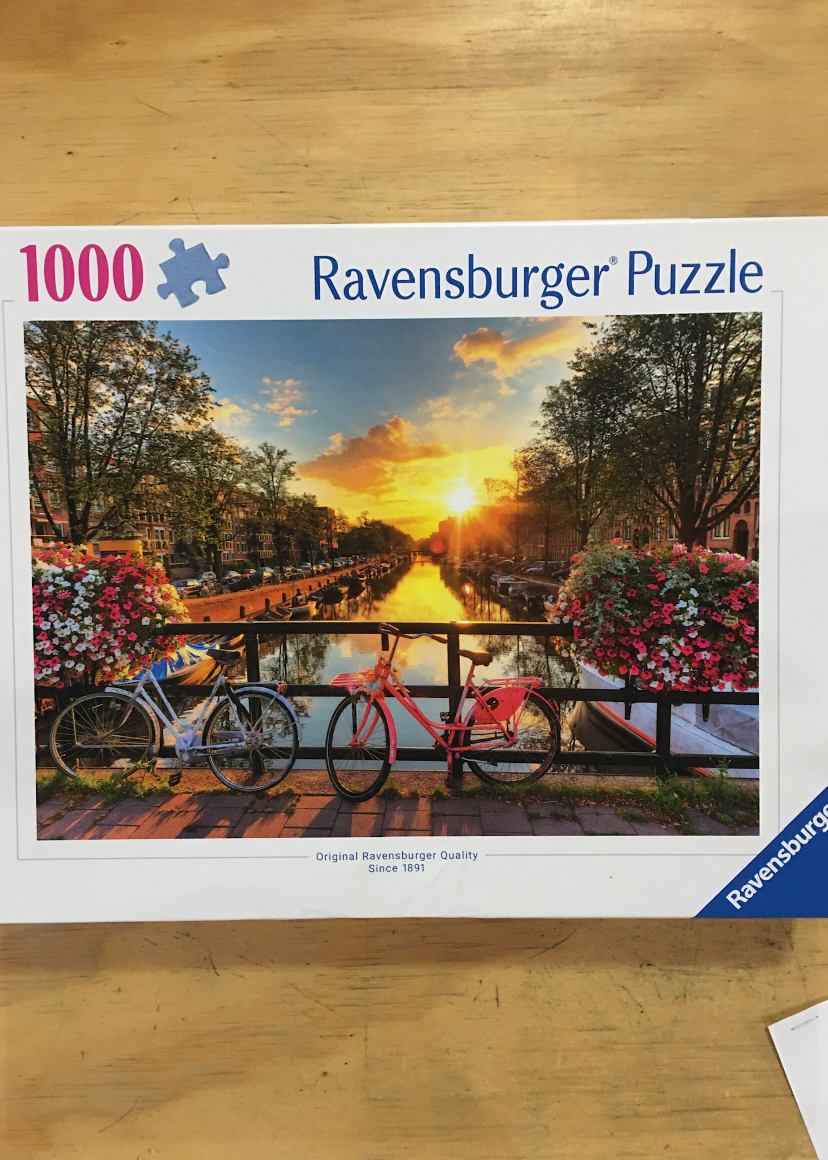 Ravensburger Puzzle - Bicycles in Amsterdam 1000 Pc.