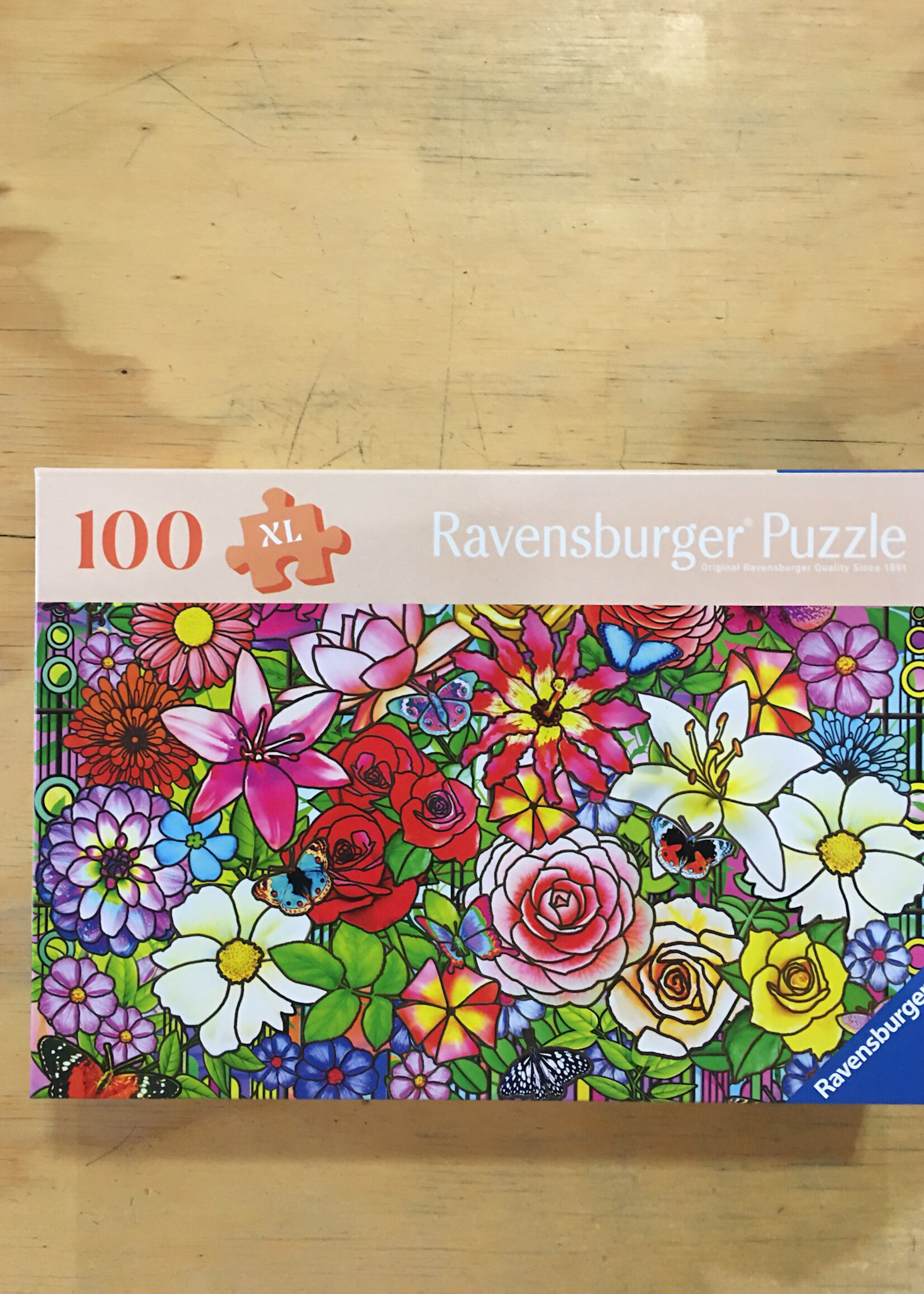 Ravensburger Puzzle - Tiffany Flowers 100 Pc.