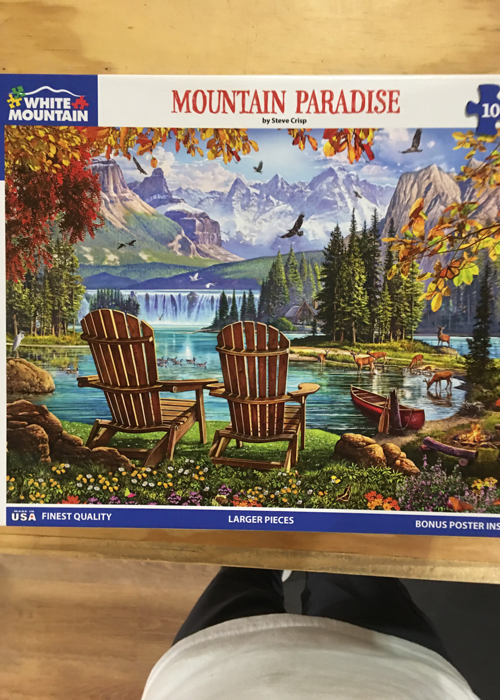 White Mountain Puzzles Puzzle - Mountain Paradise 1000 Pc.