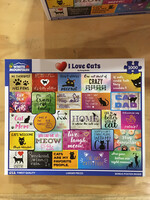 White Mountain Puzzles Puzzle - I Love Cats 1000 Pc.
