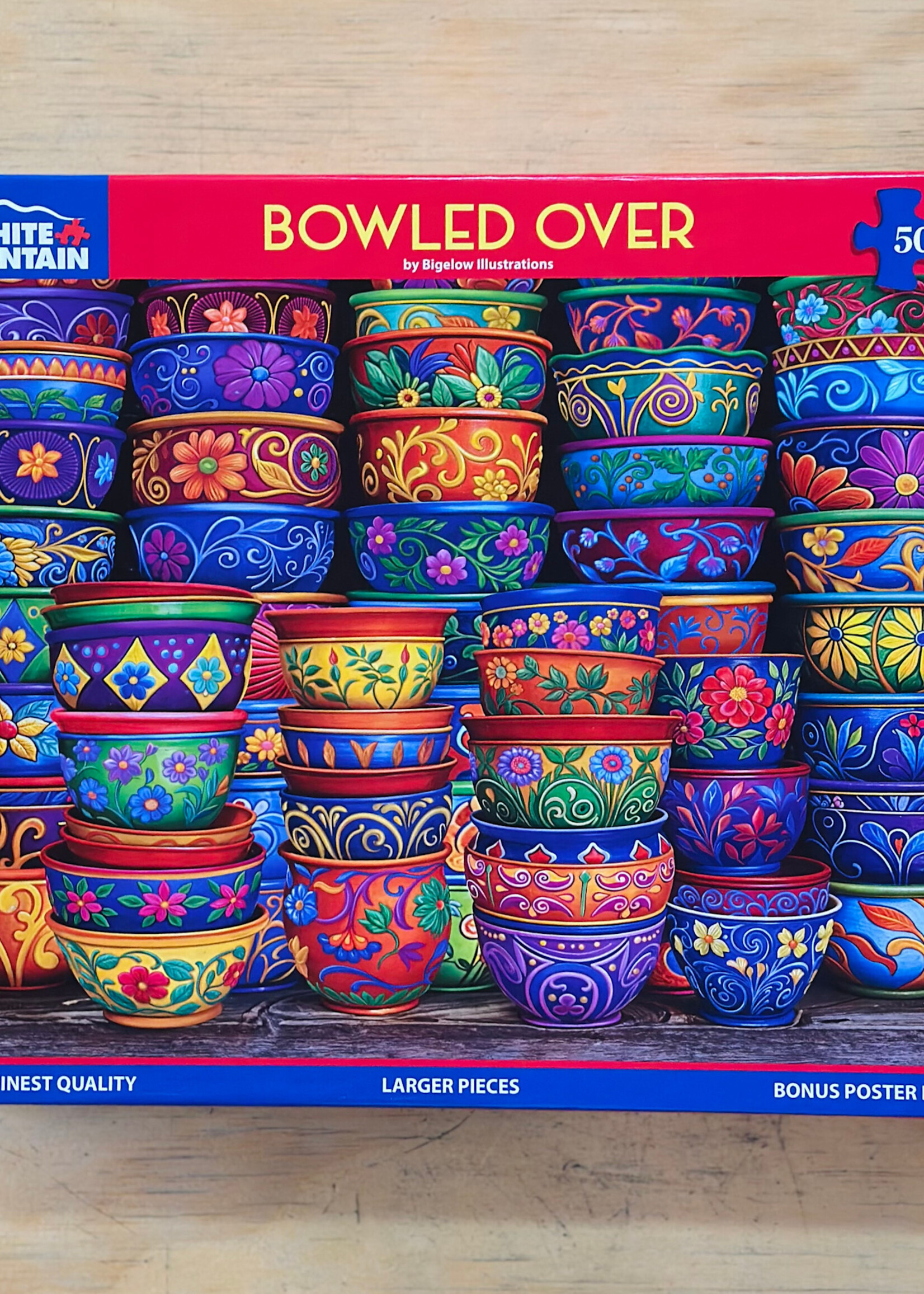 White Mountain Puzzles Puzzle - Bowled Over 500 Pc.