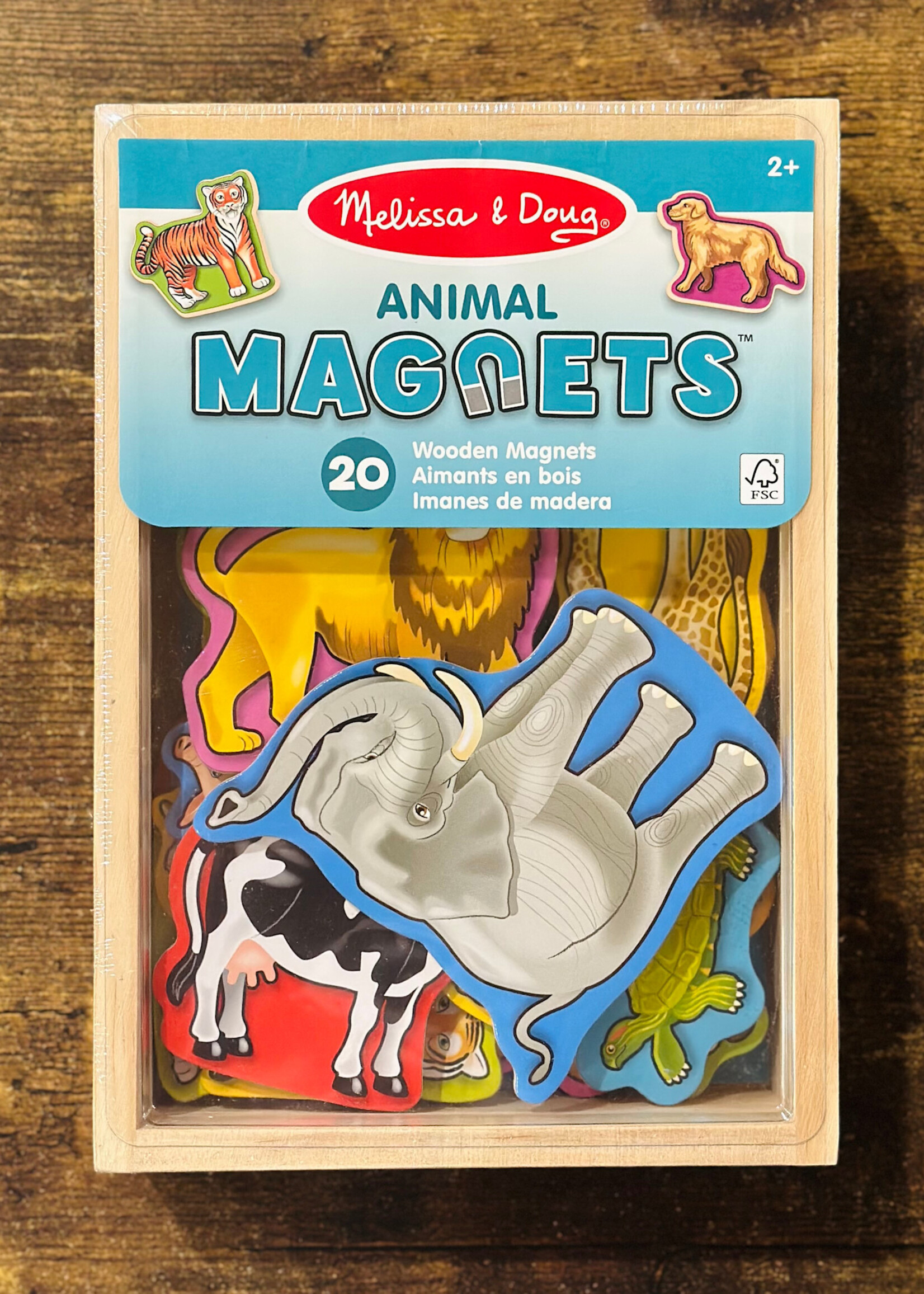 Melissa & Doug Wooden Animal Magnets