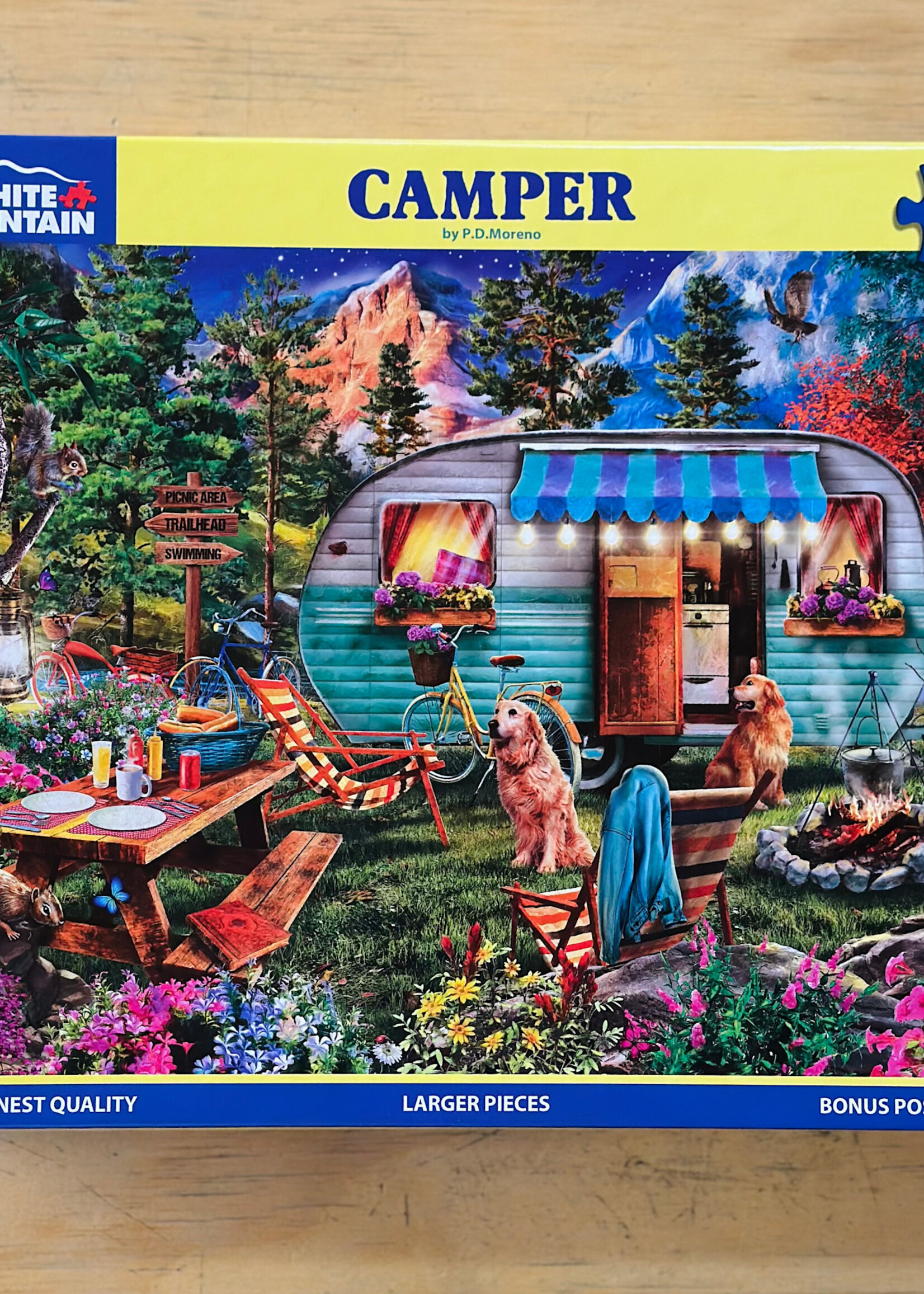 White Mountain Puzzles Puzzle - Camper 1000 Pc.