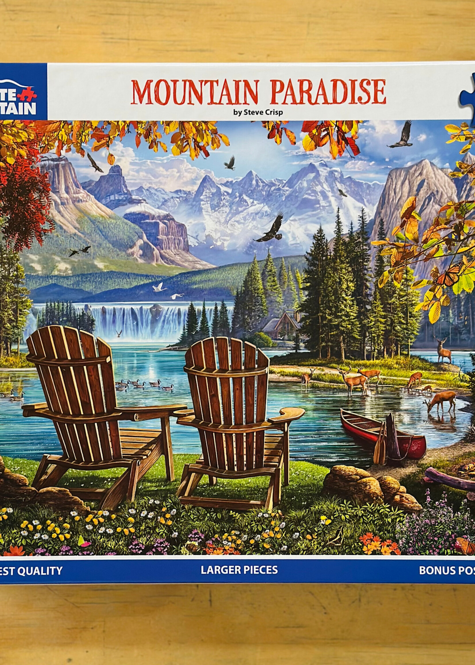 White Mountain Puzzles Puzzle - Mountain Paradise 1000 Pc.