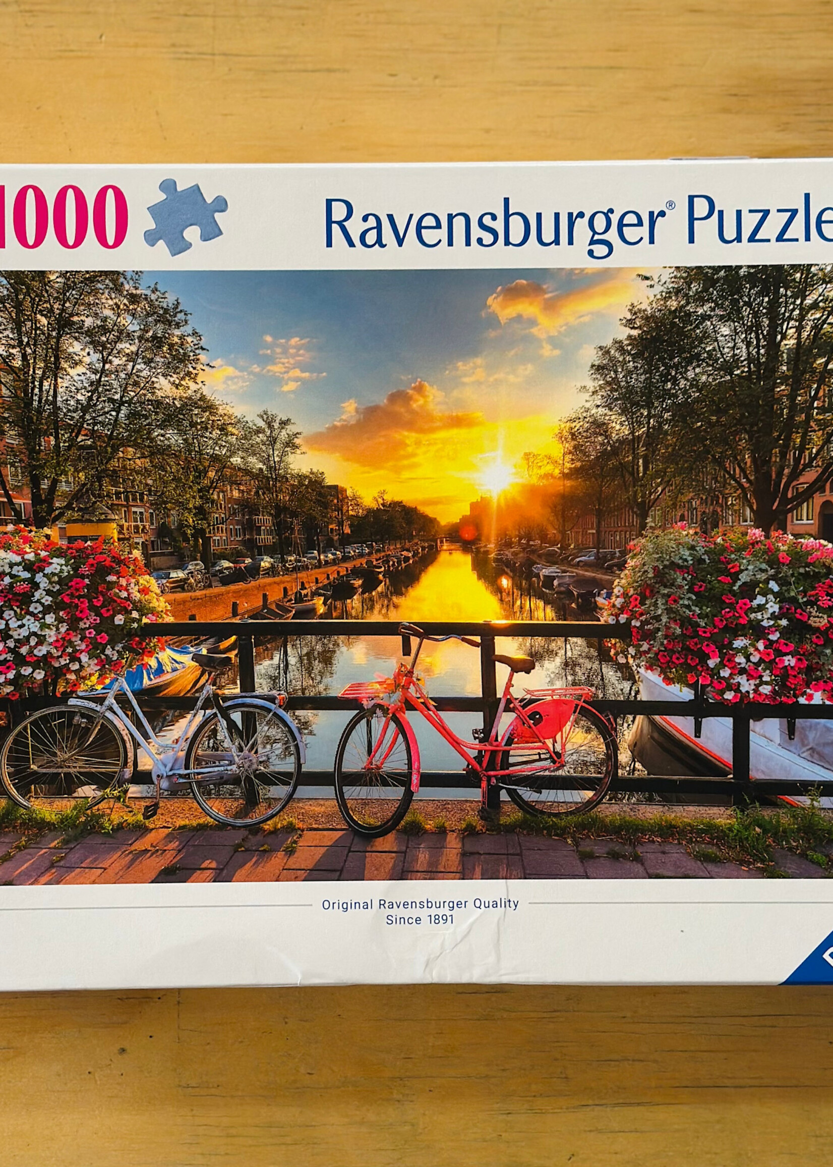 Ravensburger Puzzle - Bicycles in Amsterdam 1000 Pc.