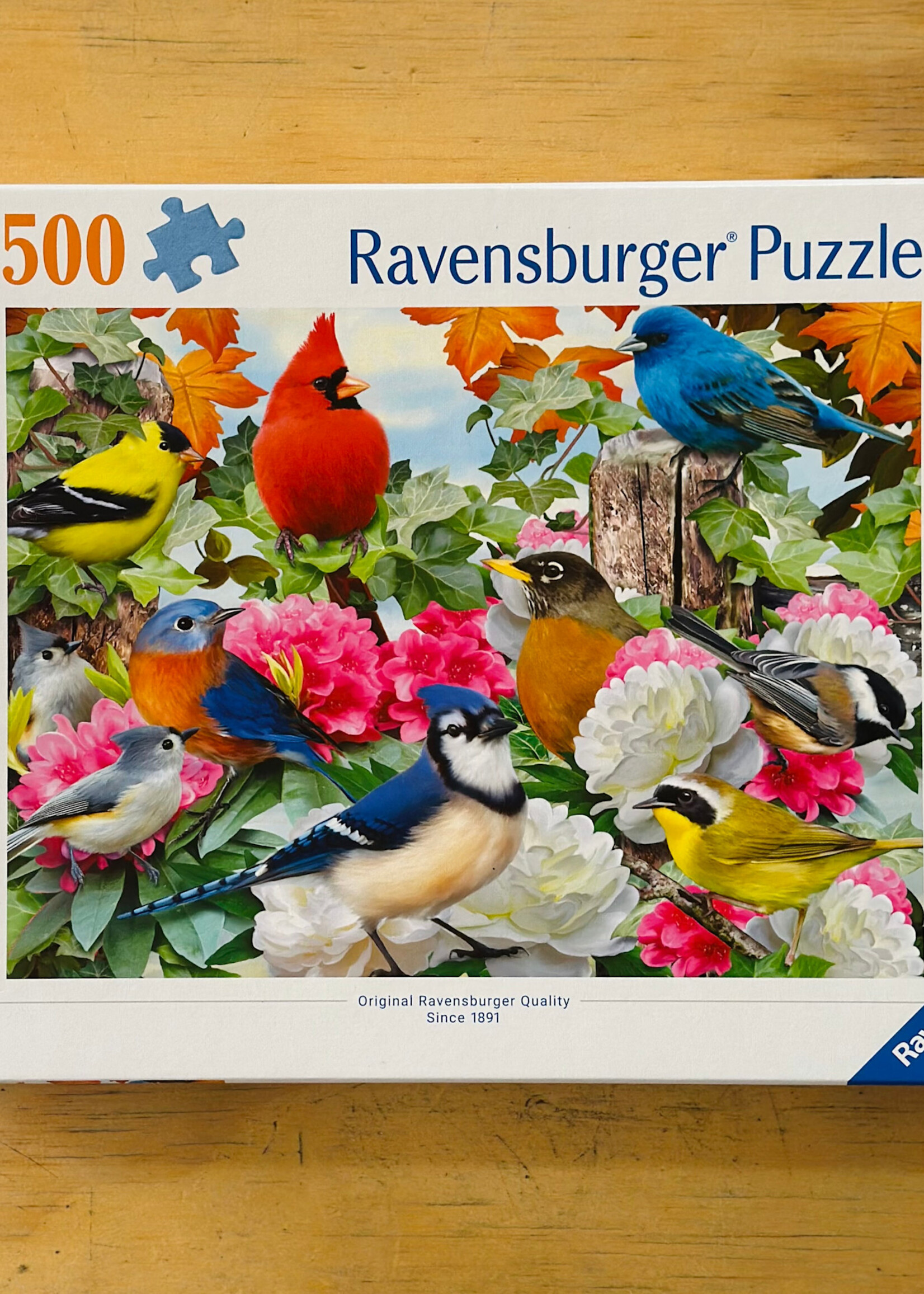 Ravensburger Puzzle - Garden Birds 500 Pc.