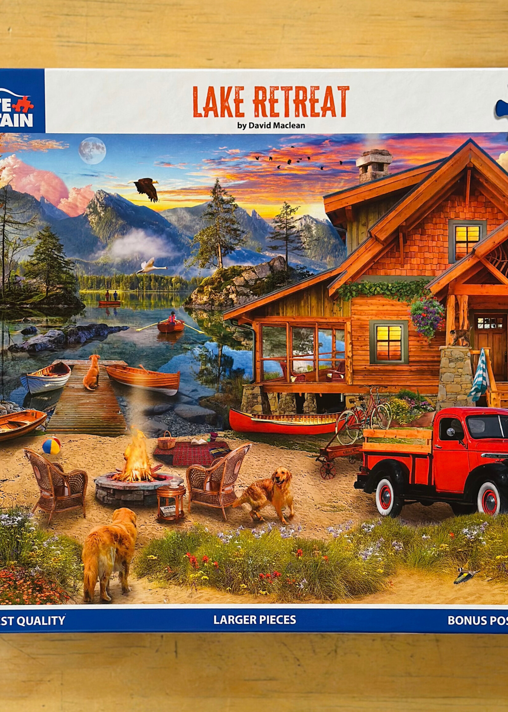 White Mountain Puzzles Puzzle - Lake Retreat 1000 Pc.