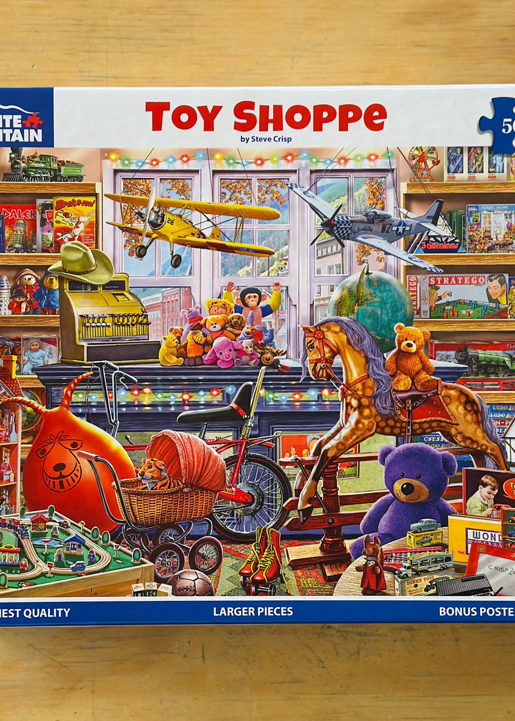 White Mountain Puzzles Puzzle - Toy Shoppe 500 Pc.