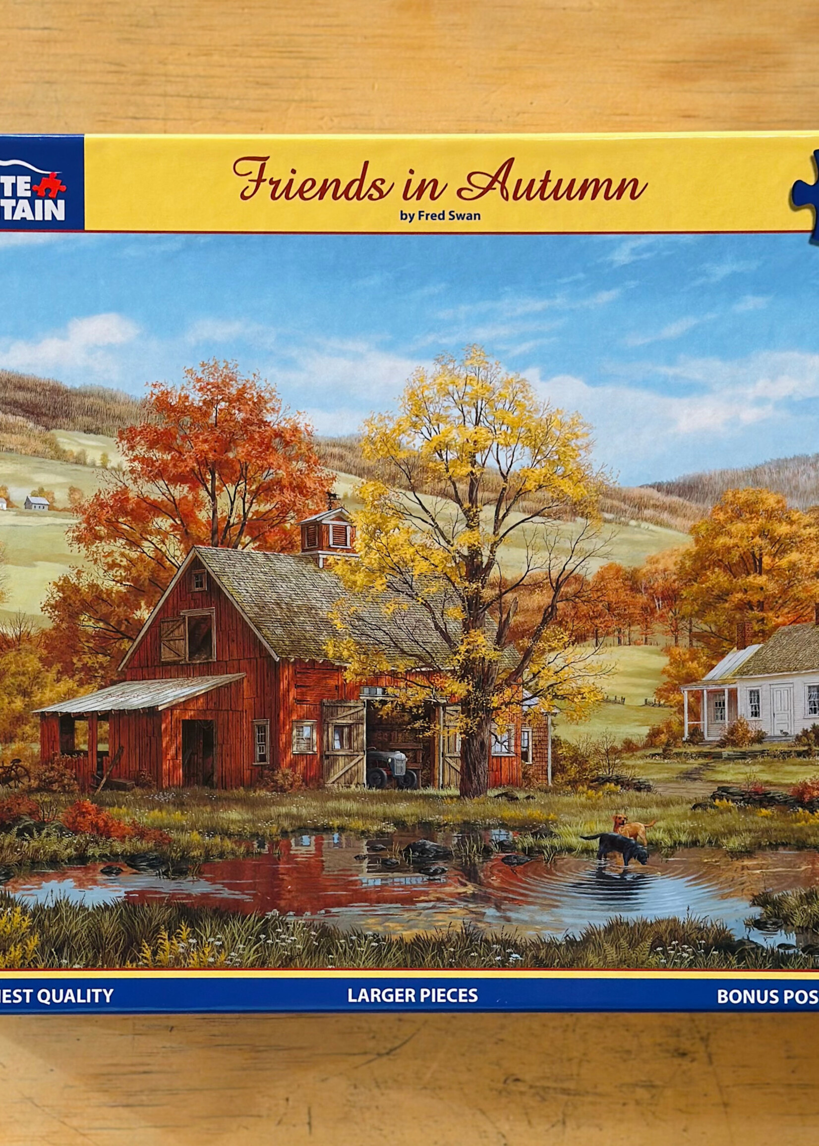White Mountain Puzzles Puzzle - Friends in Autumn 1000 Pc.