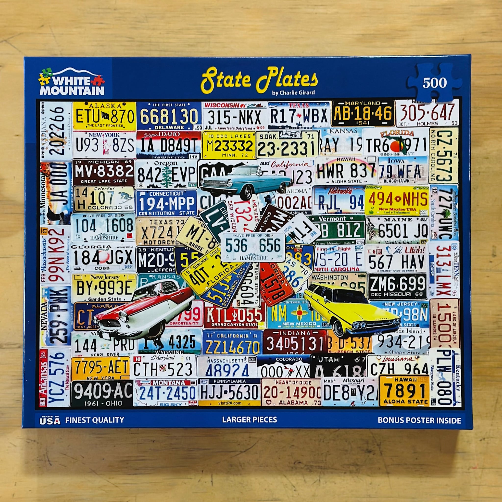 Puzzle - State Plates 500 Pc.