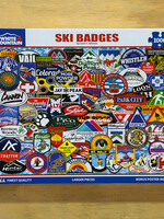 White Mountain Puzzles Puzzle - Ski Badges 1000 Pc.