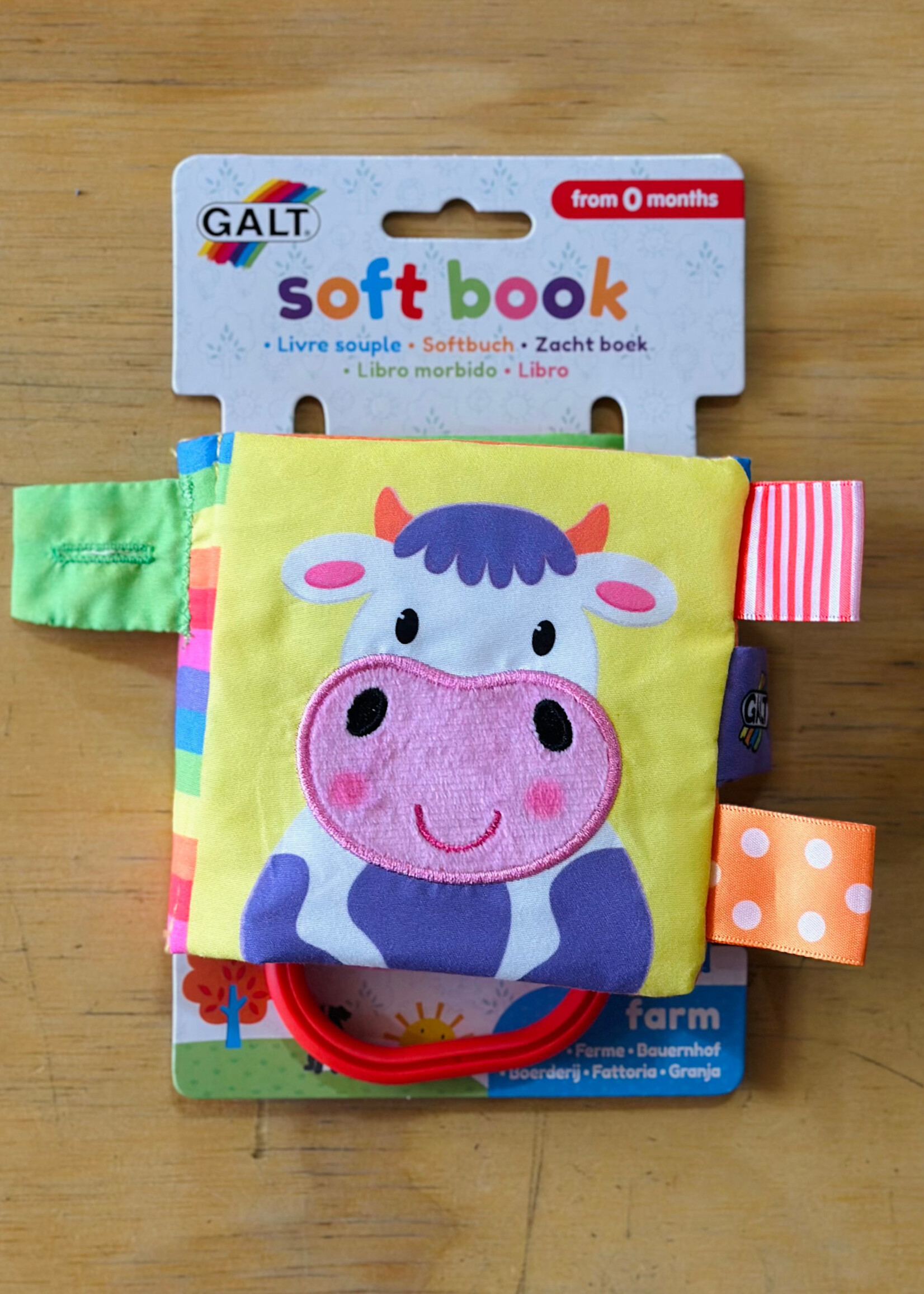 Galt Toys Book - Soft Book: Farm