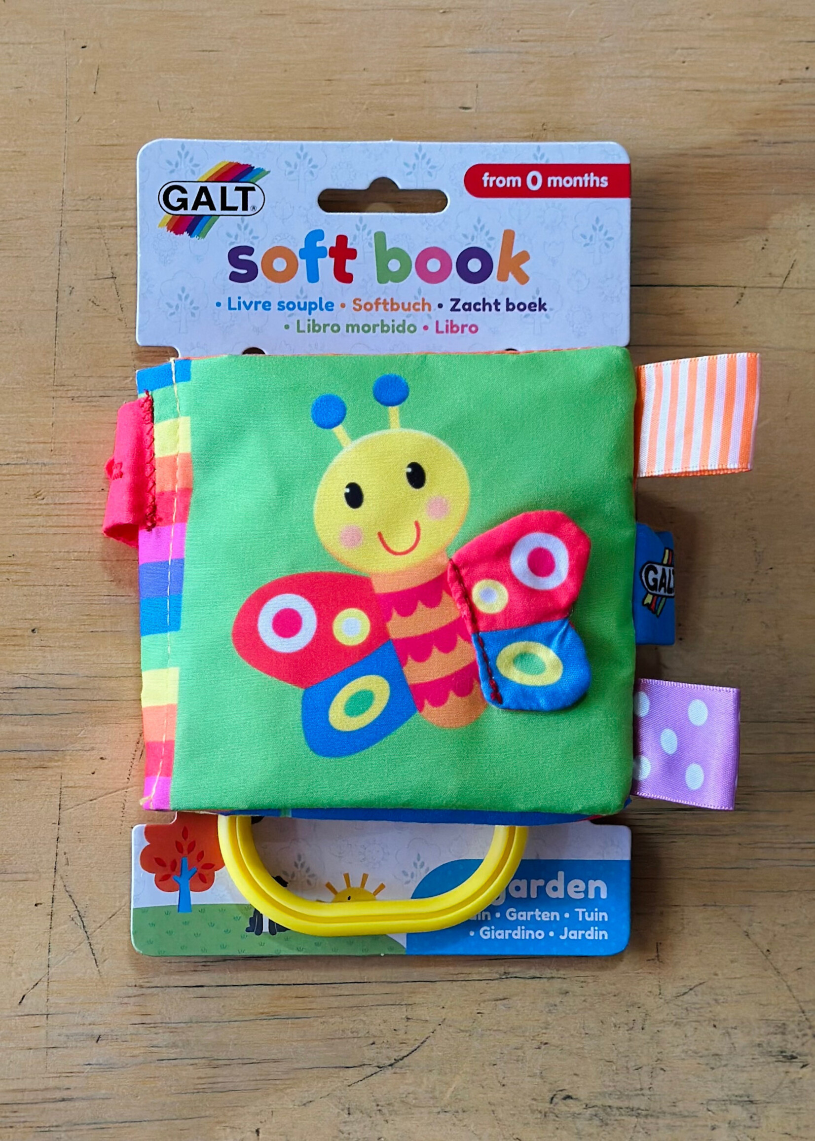 Galt Toys Book - Soft Book: Garden