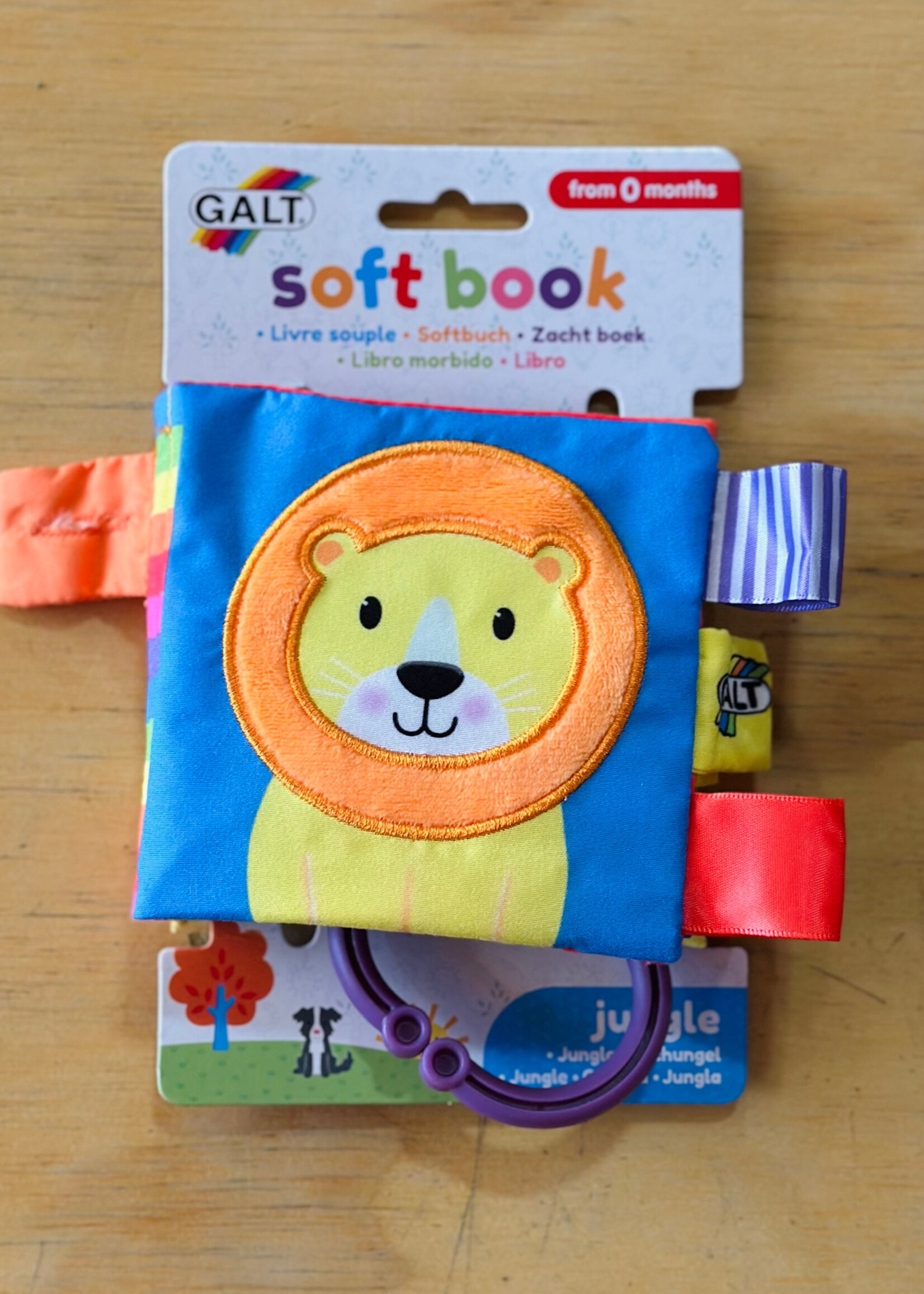 Galt Toys Book - Soft Book: Jungle