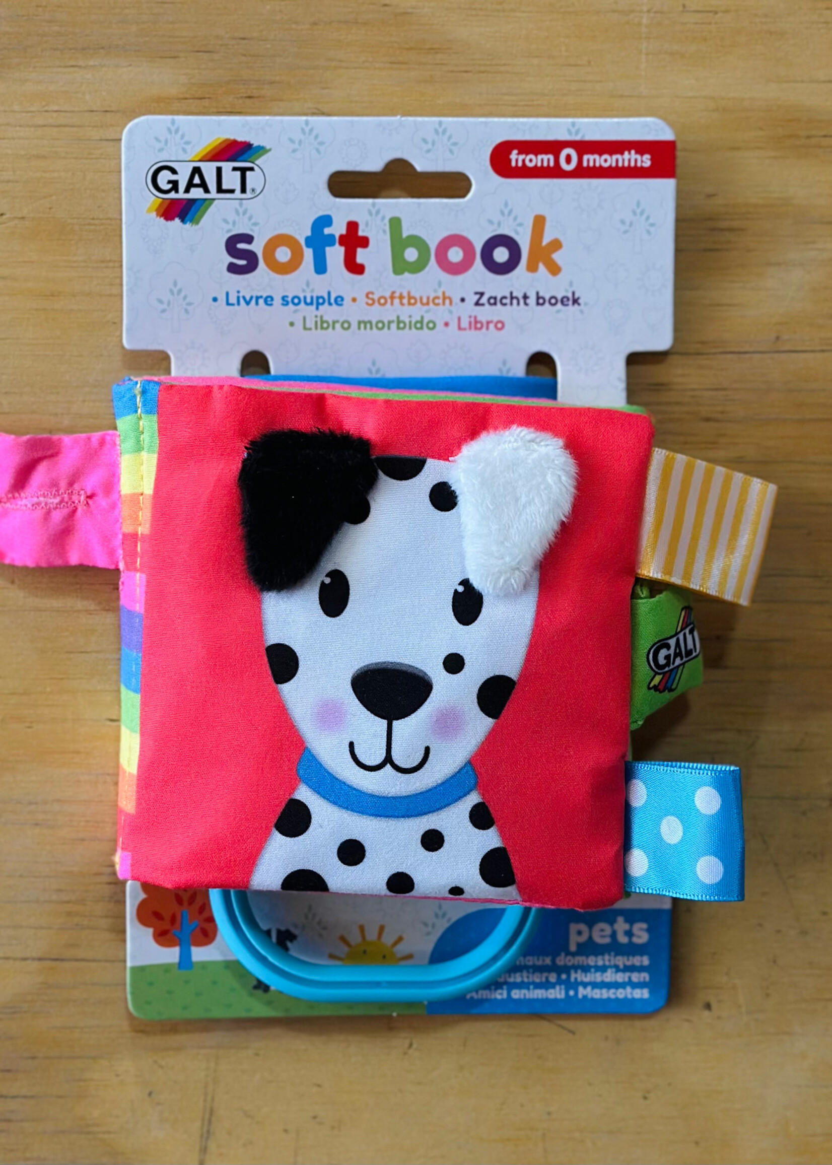 Galt Toys Book - Soft Book: Pets