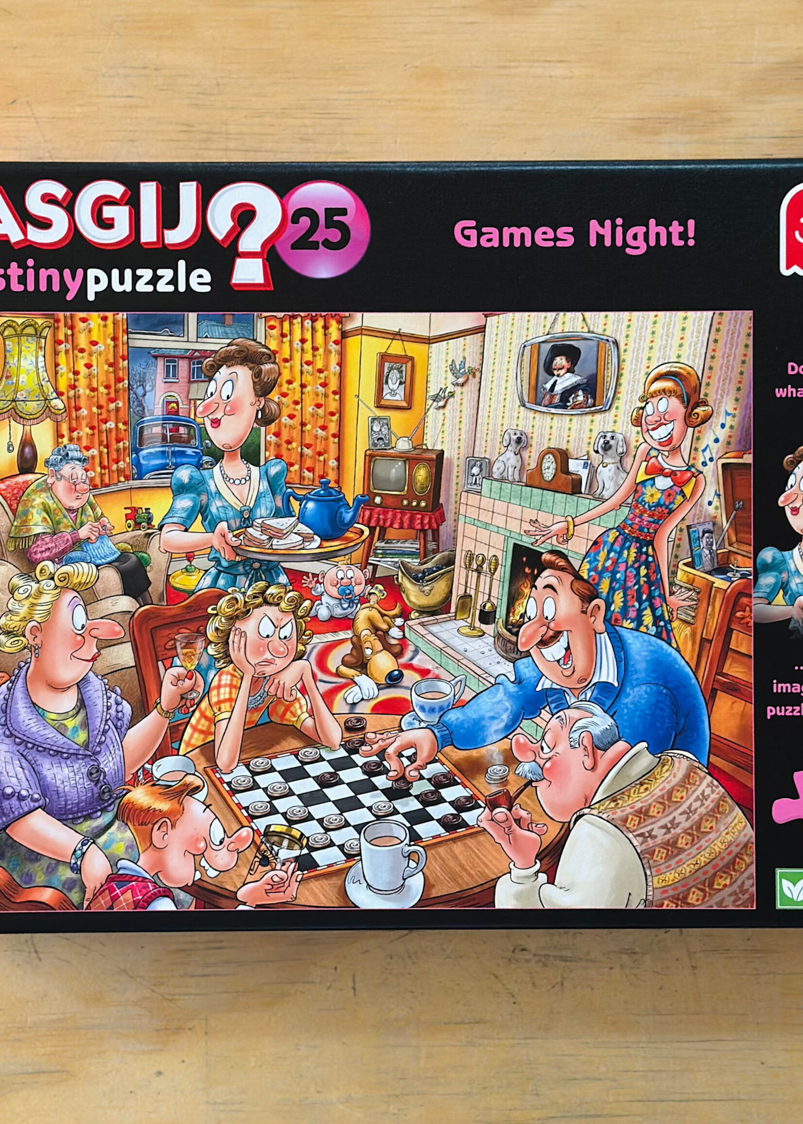 Jumbo Puzzle - Wasgij: Games Night! (Destiny Puzzle)