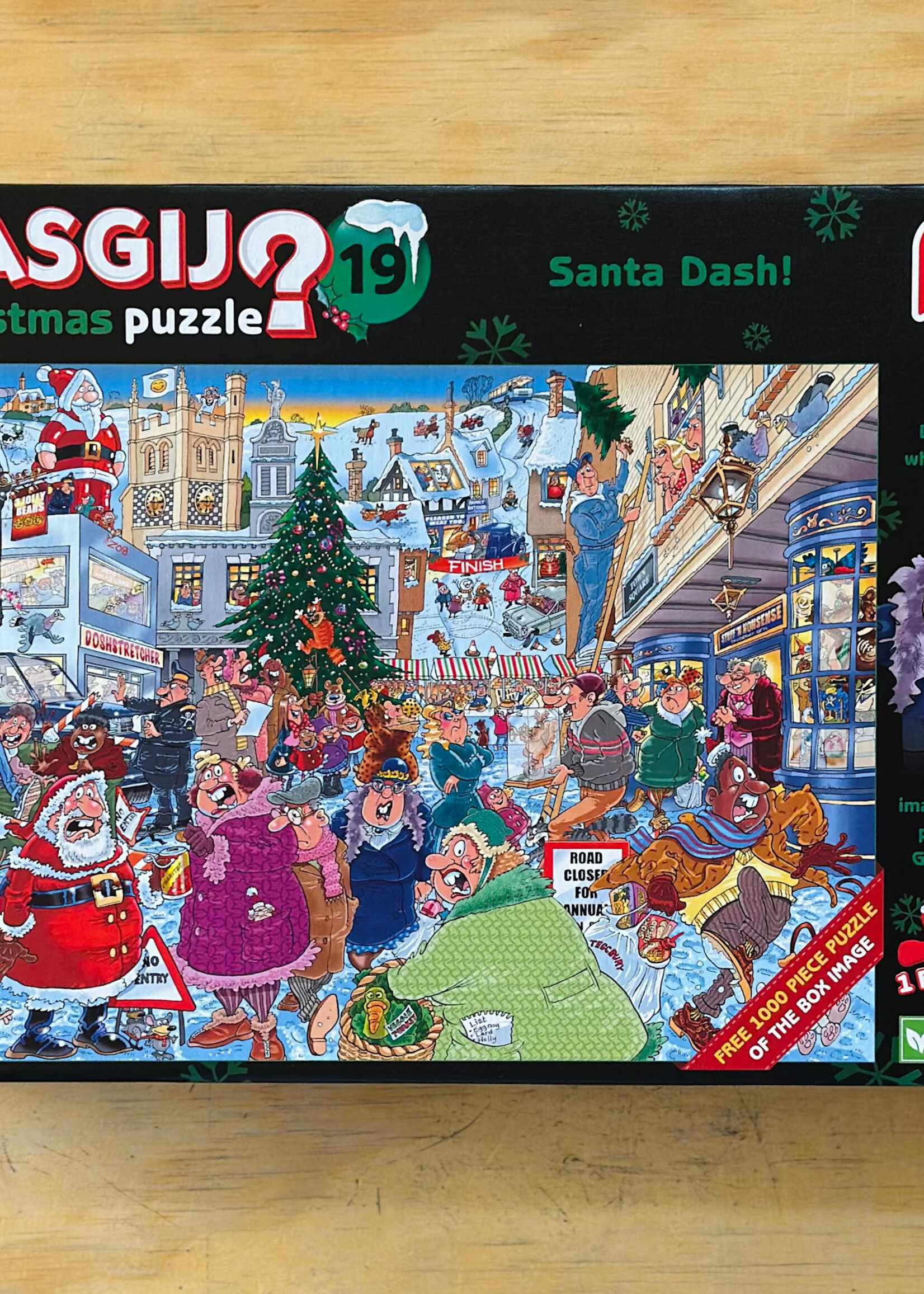 Jumbo Puzzle - Wasgij: Santa Dash! (Christmas Puzzle)