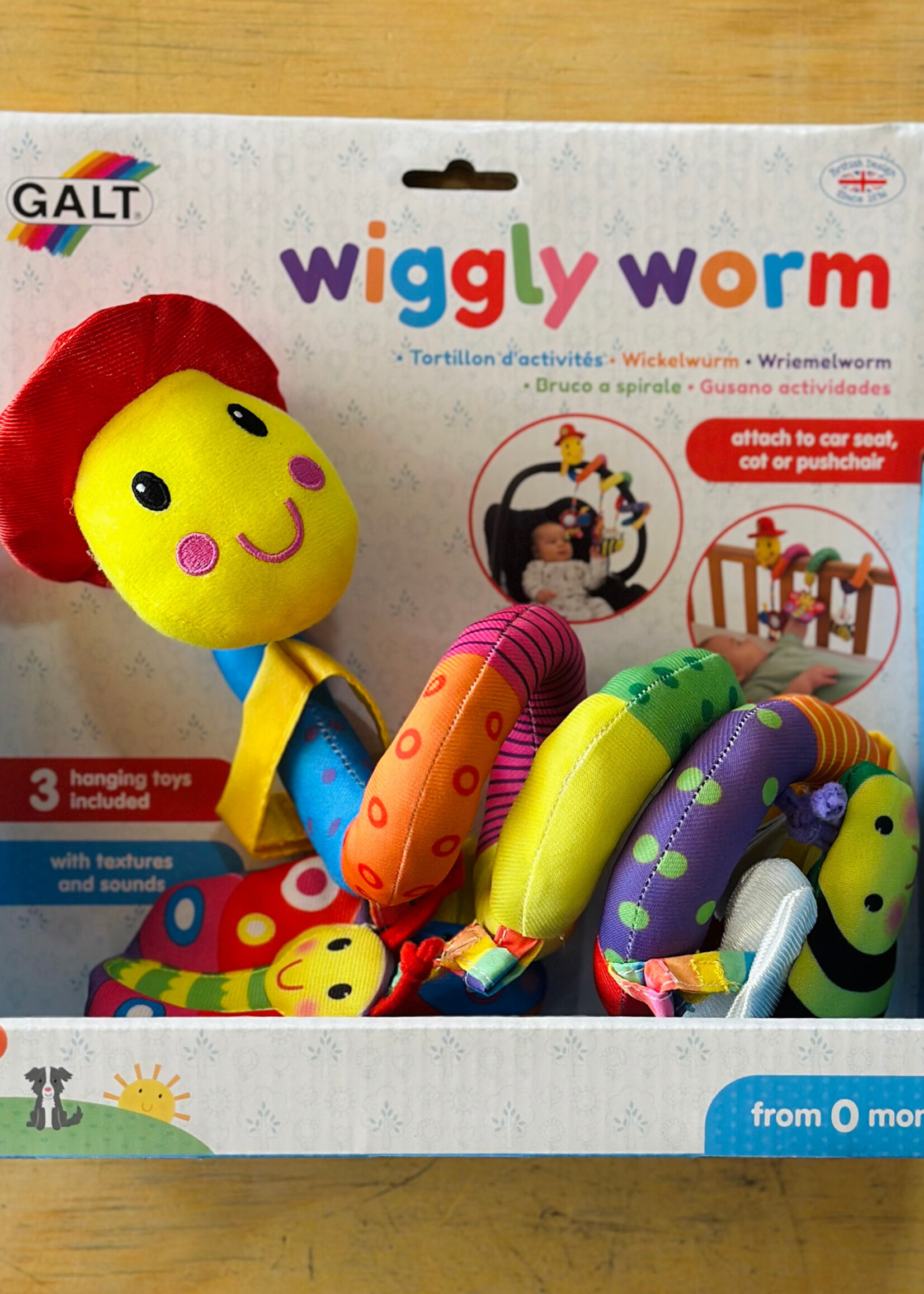Galt Toys Stuffy - Wiggly Worm