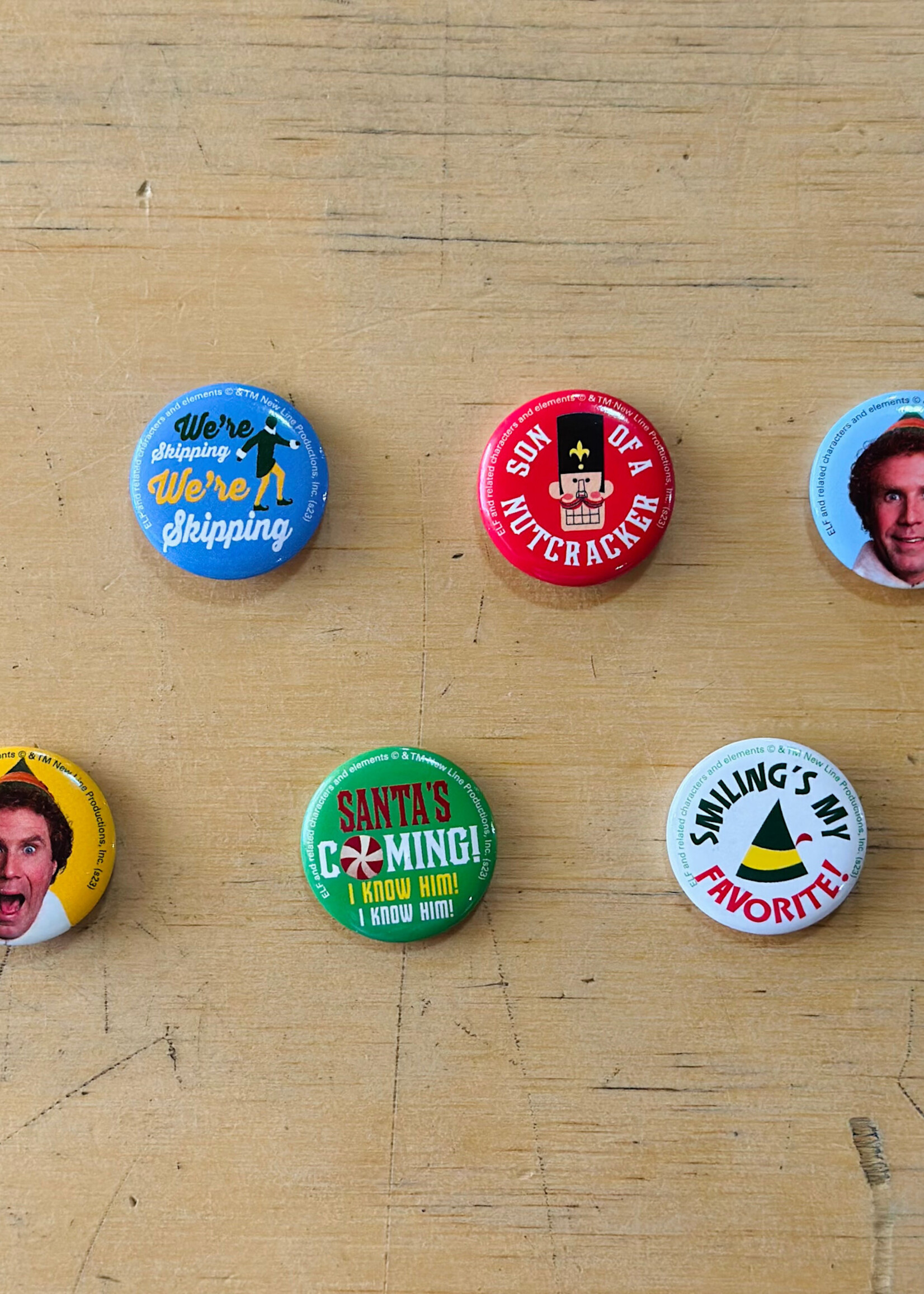 Oriental Trading Christmas Buttons (WB)